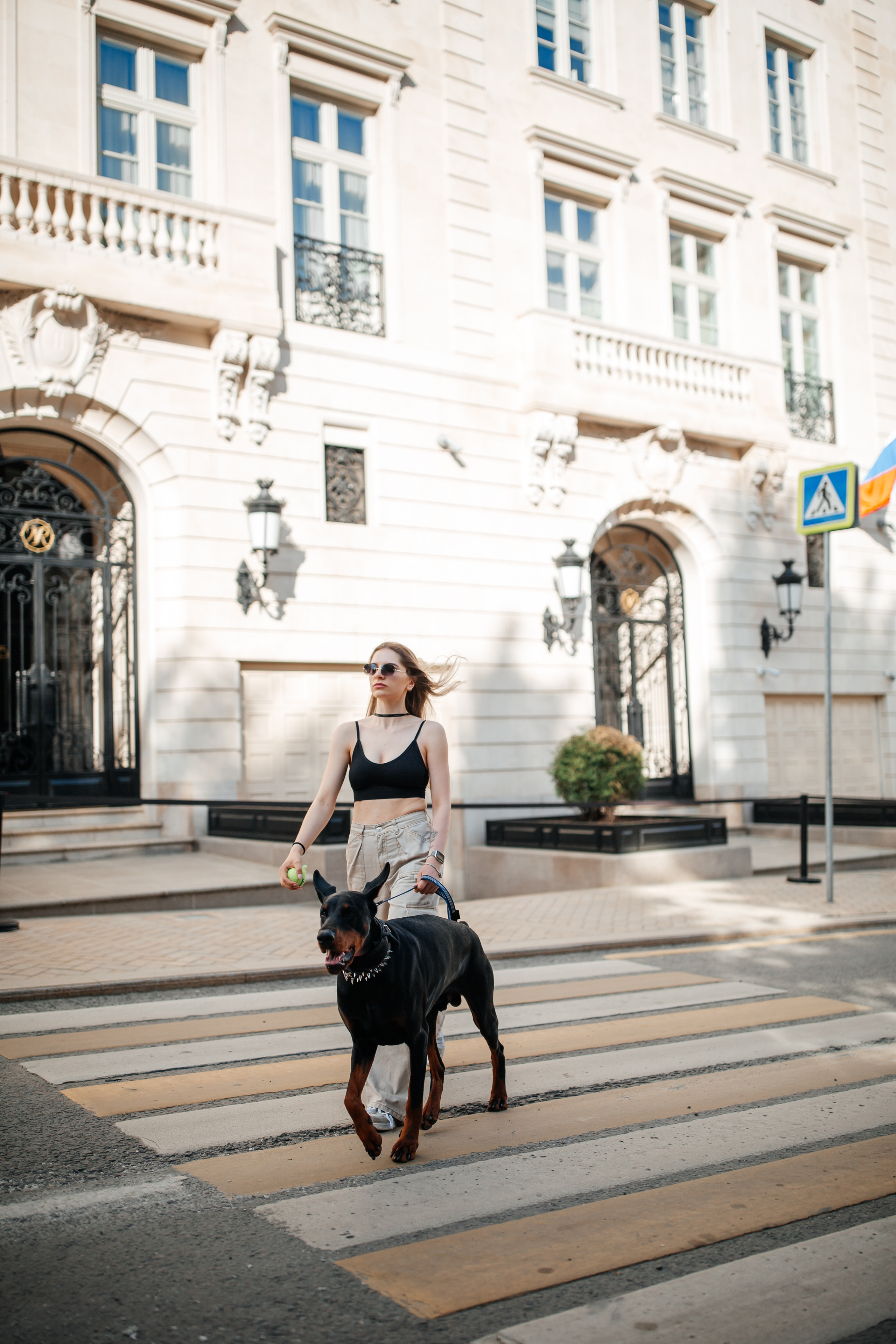 Фото дни с Доберманом. Свадебный фотограф в Москве и Твери