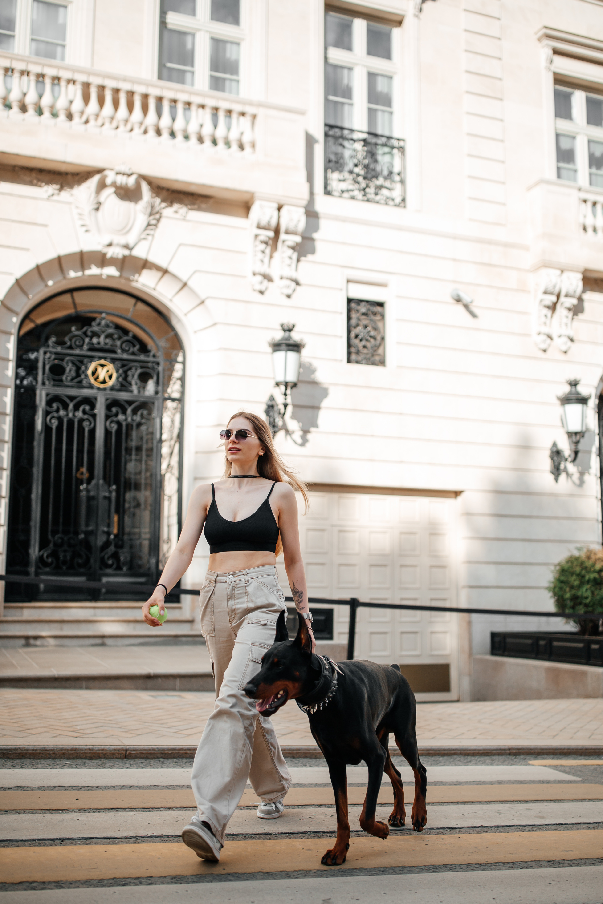 Фото дни с Доберманом. Свадебный фотограф в Москве и Твери