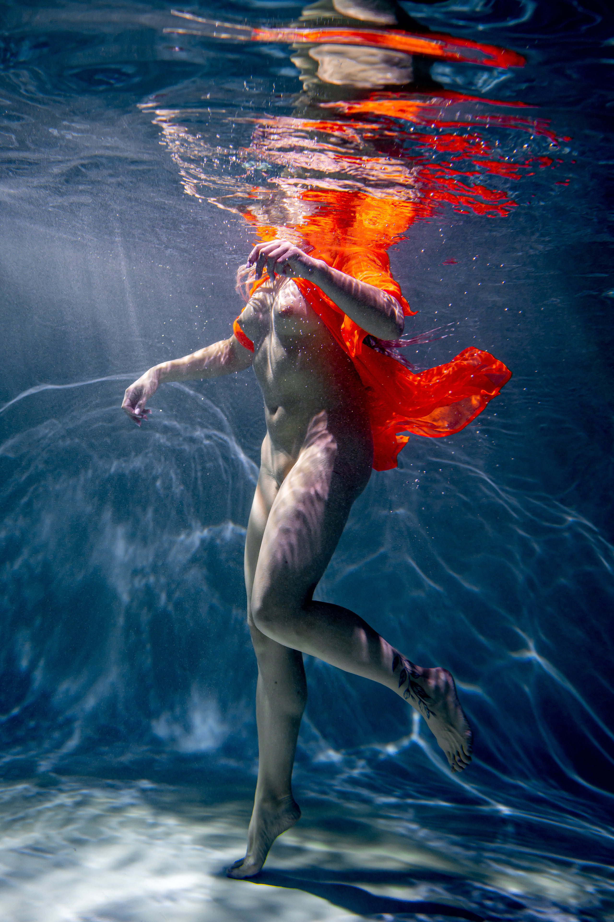 Фотосъемка в воде, аквастудия, девушка в воде