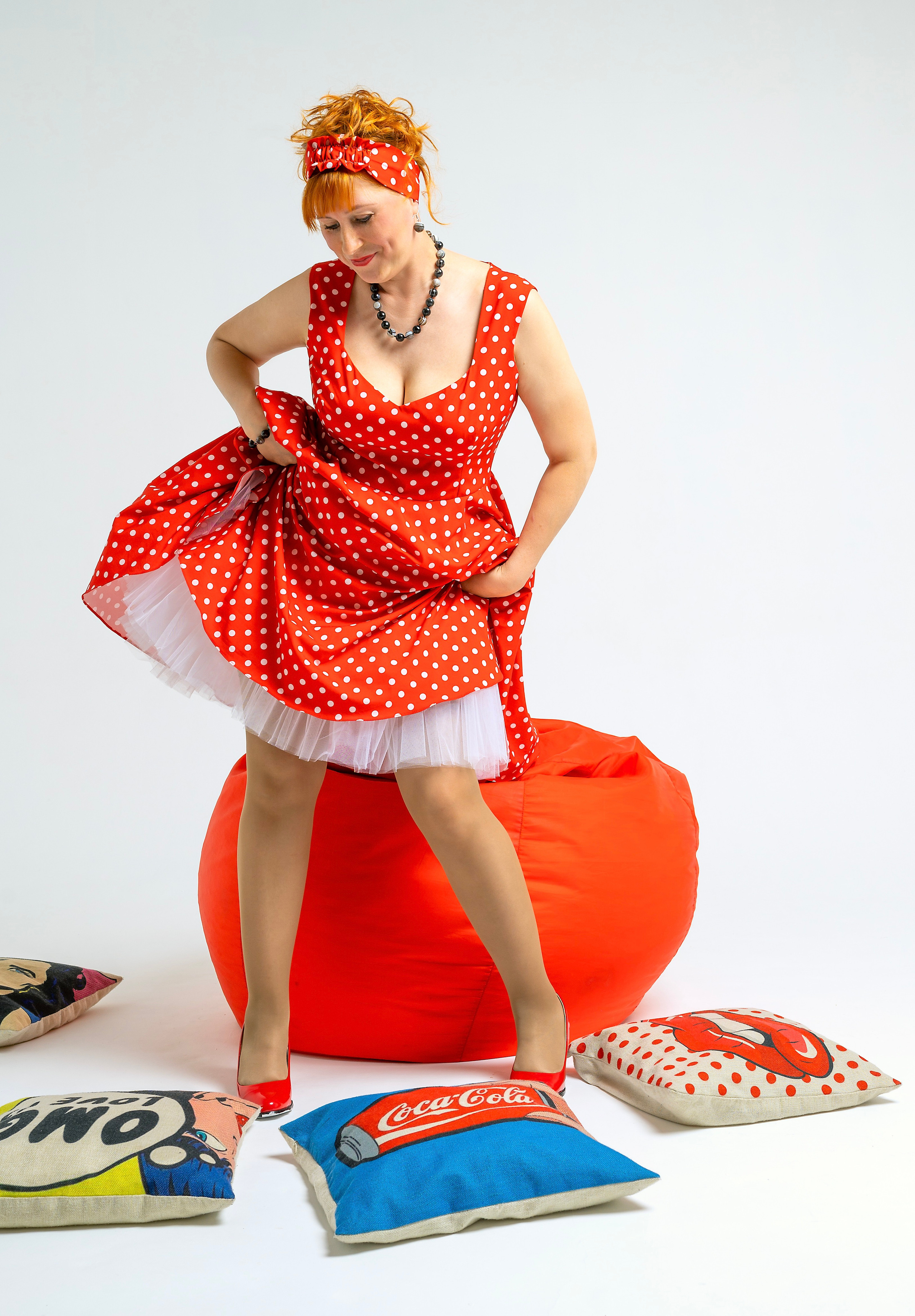 Студийная фотосессия pin-up