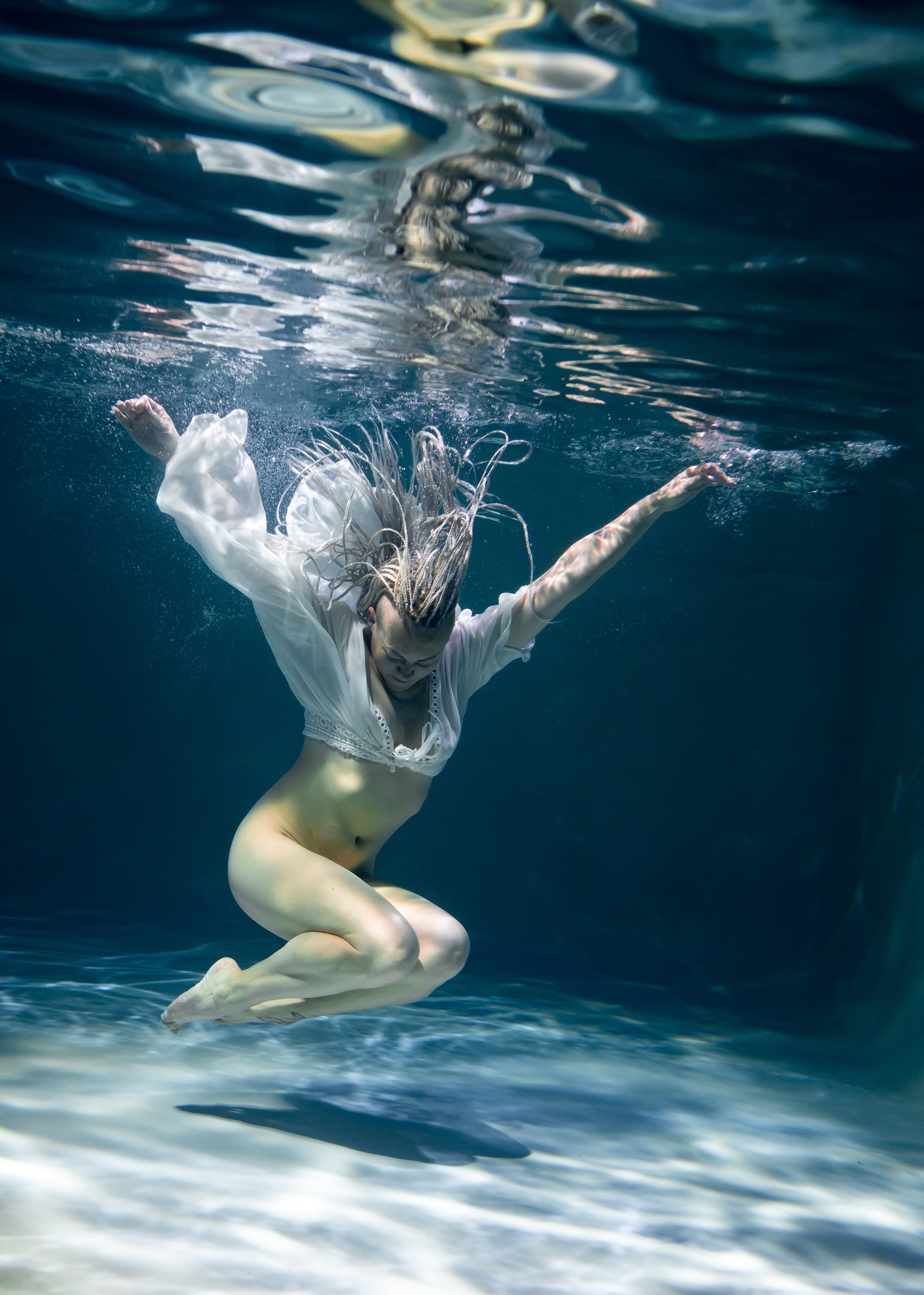 Фотосъемка в воде, аквастудия, девушка в воде