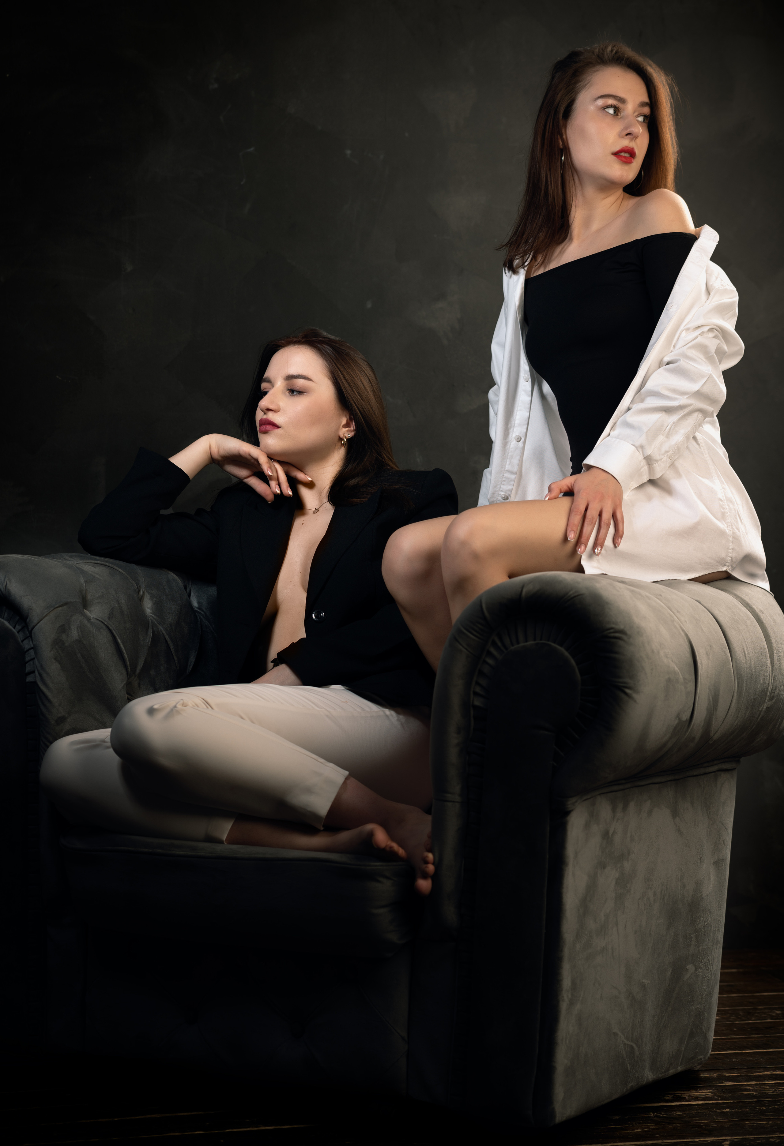 Мария и Анастасия. Фотосессии портреты студийная фотосъемка фотопрогулки в Москве