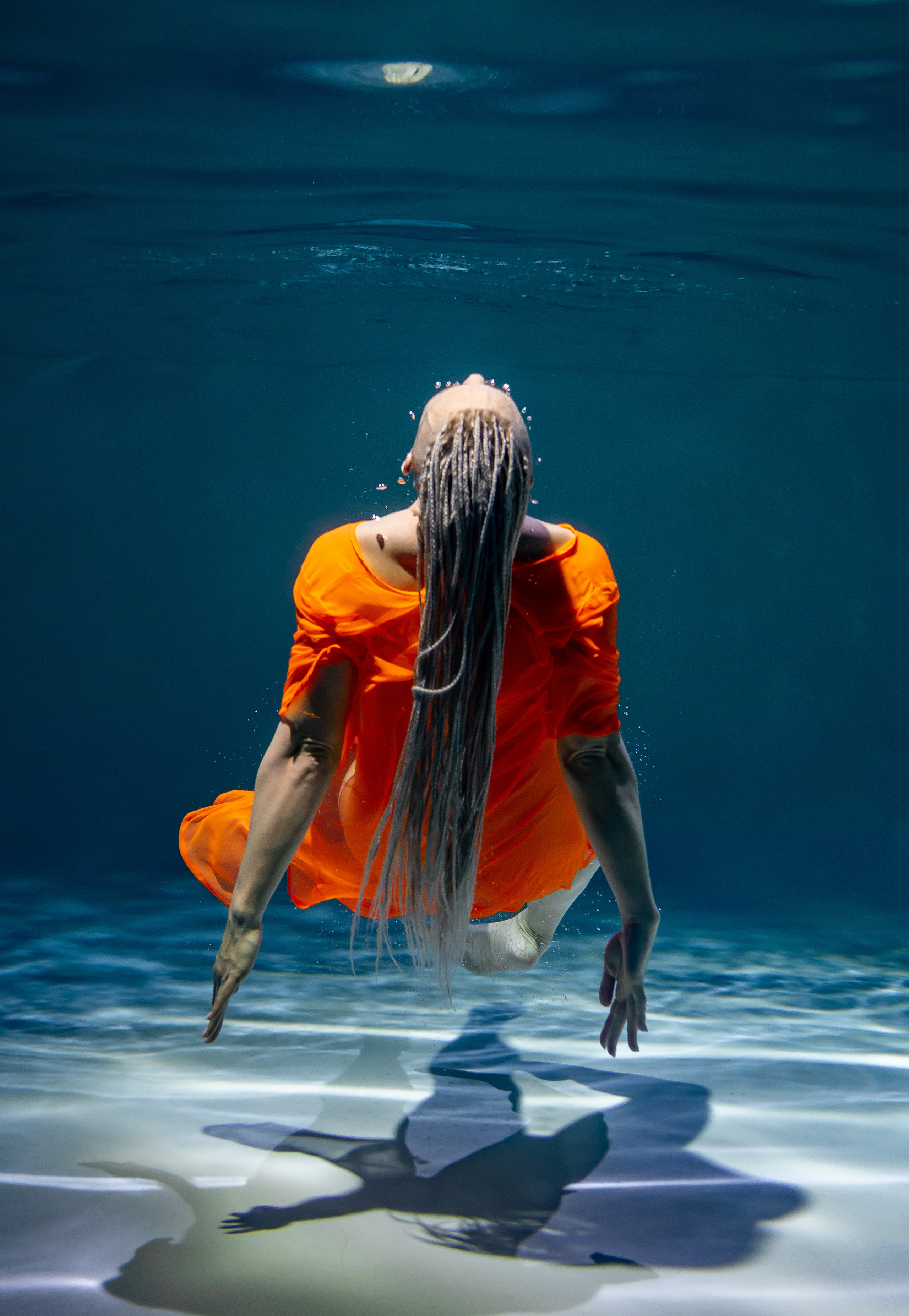 Фотосъемка в воде, аквастудия, девушка в воде