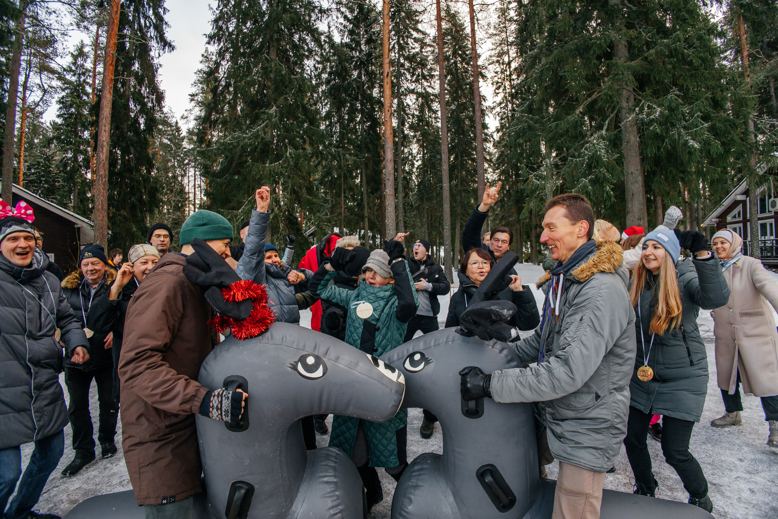 Зимний корпоратив в Царство Королевство. Фотограф в Санкт-Петербурге Виктория Безверхая