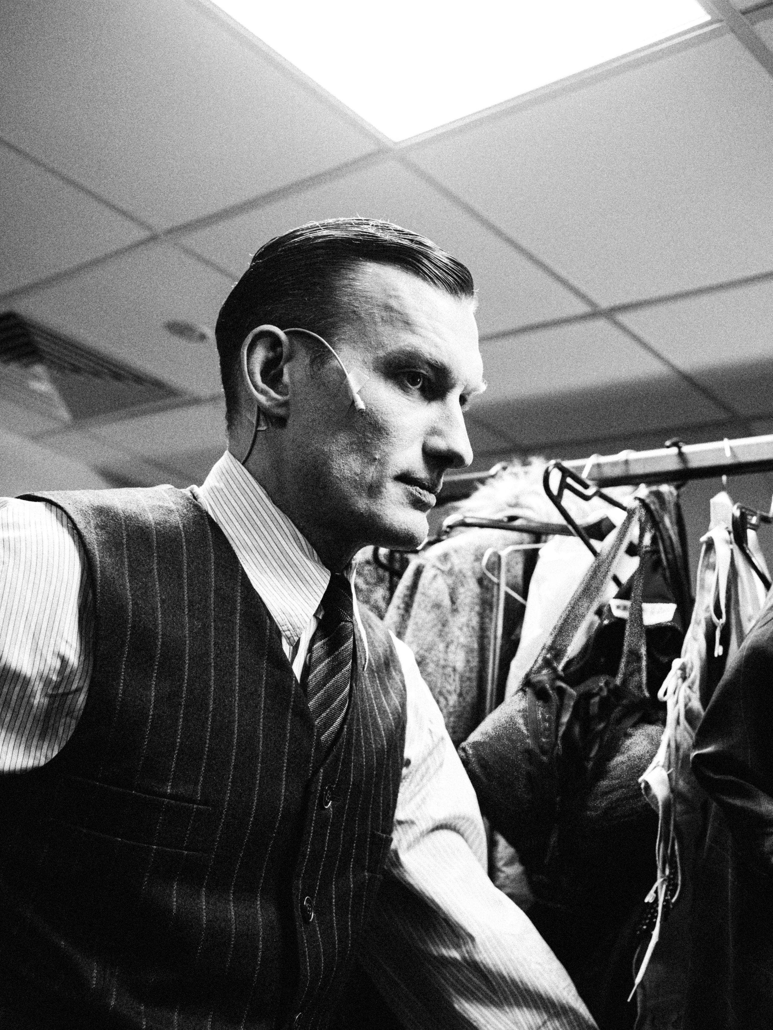 Theatre backstages. Portrait and backstage photographer Nina Crane