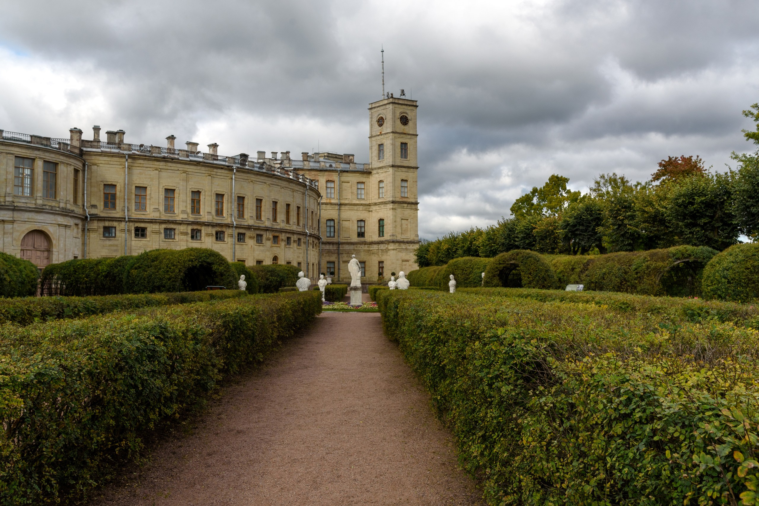 Фотография дворца в Гатчине