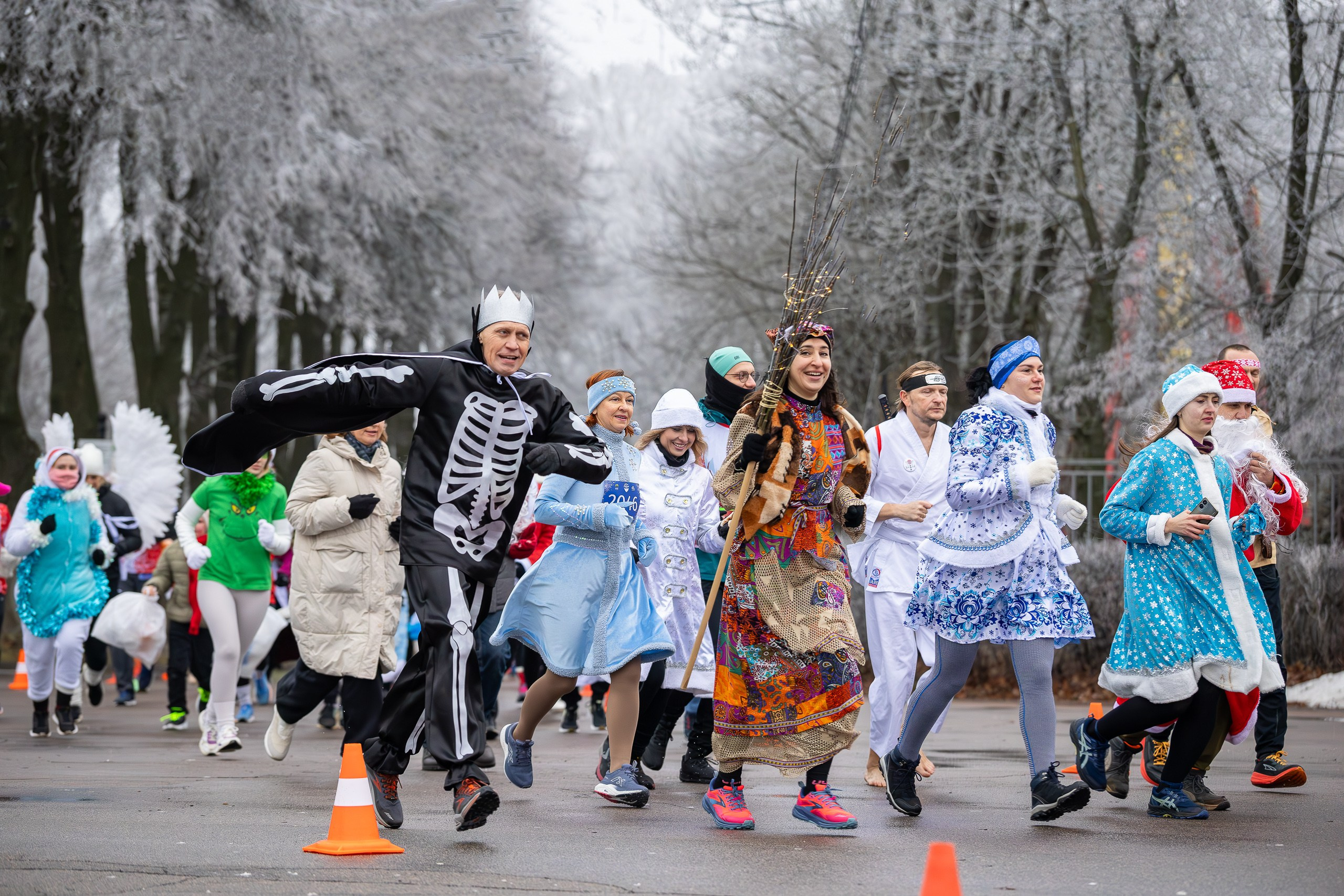 Забег Дедов Морозов!. Свадебная фотосъёмка в Москве, Туле