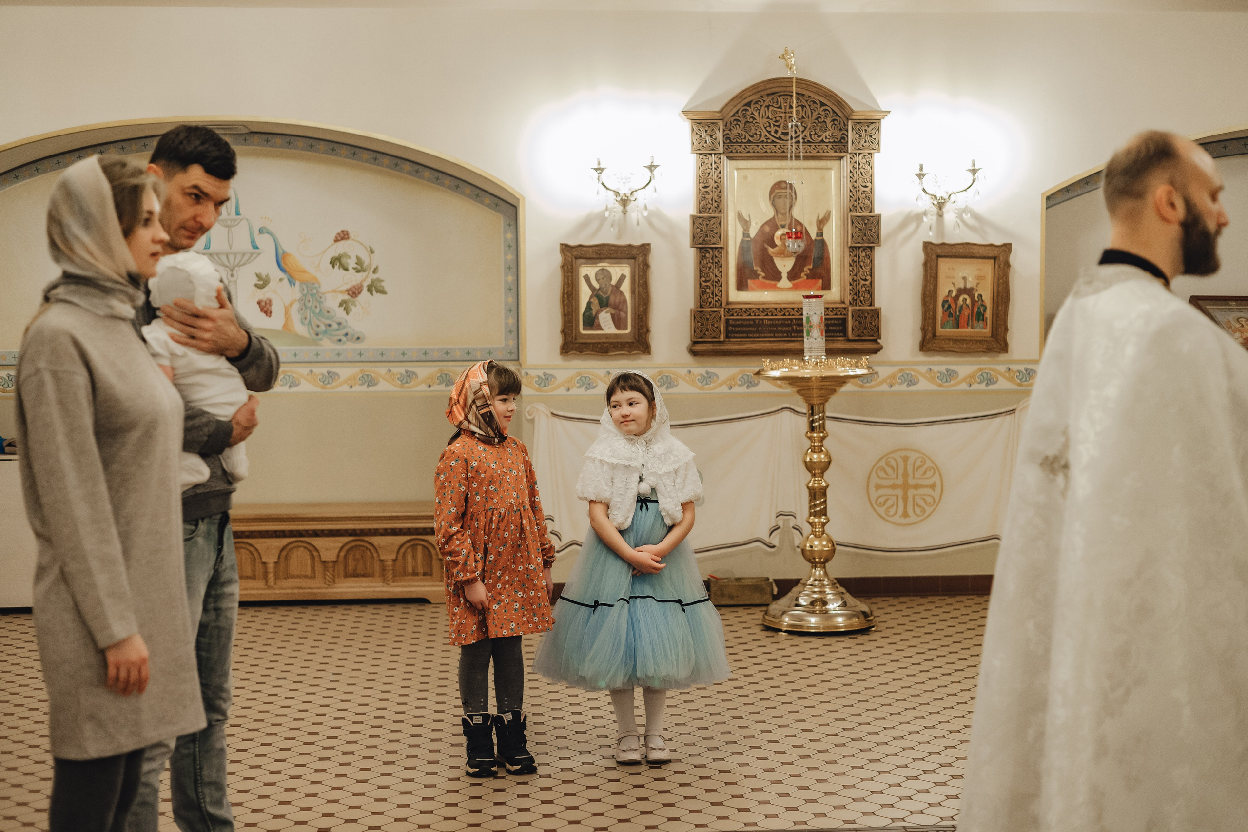 Крещение Анны. Свадебный и семейный фотограф Пушкин Царское Село СПБ Питер Санкт-Петербург и Рязань Ольга Козлова