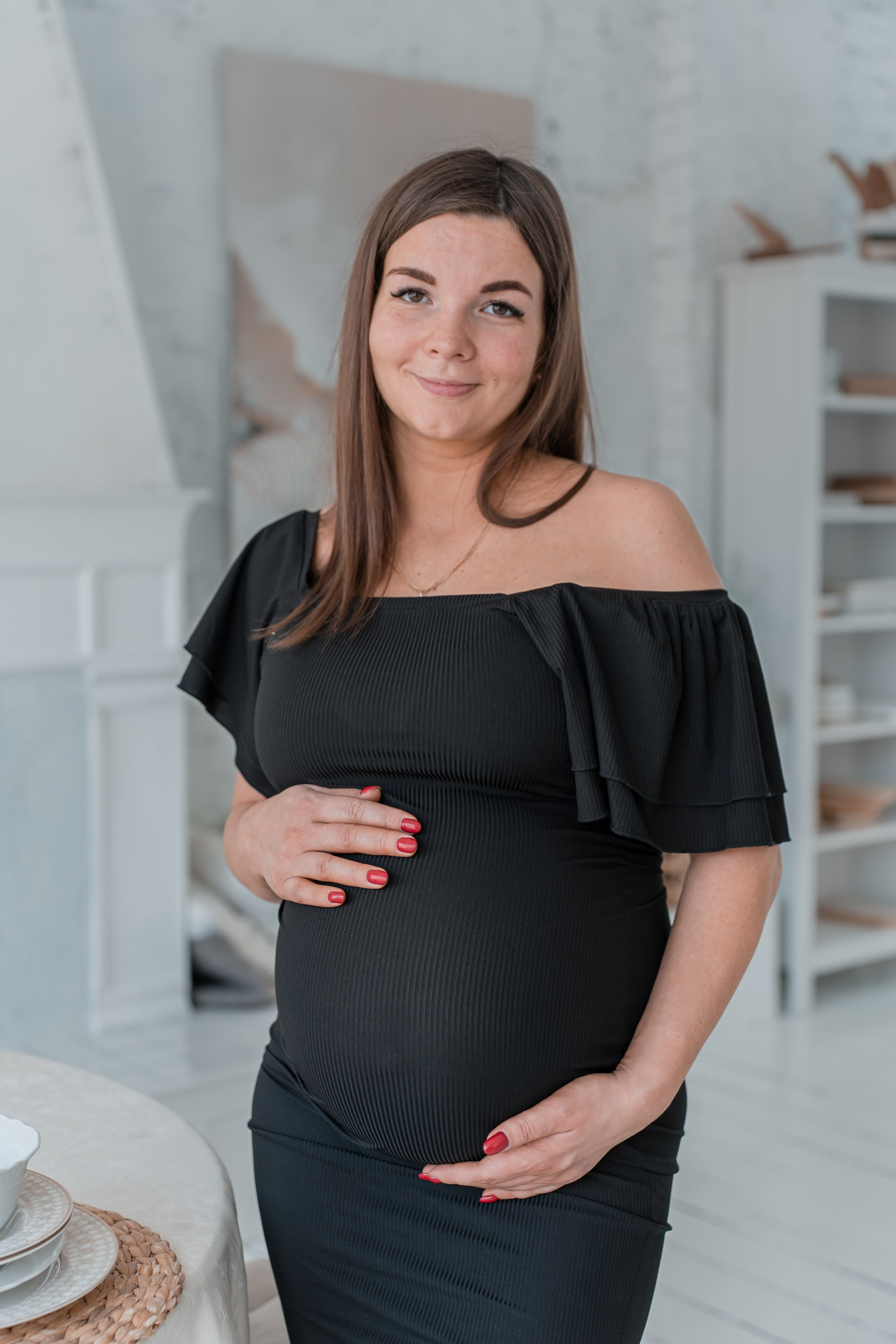 беременность в студии