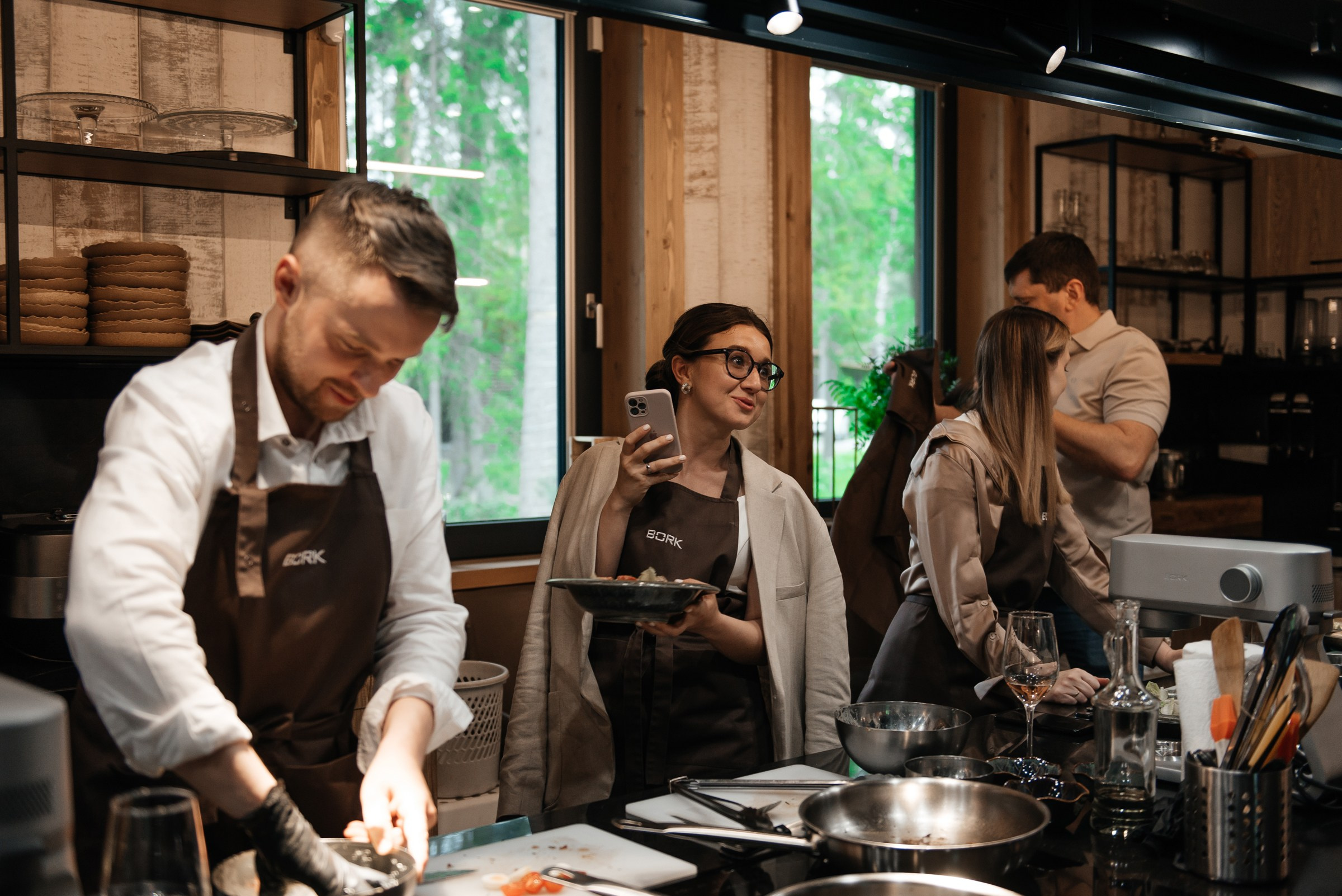 свадебный ужин в ресторане Чаща в Охта парке