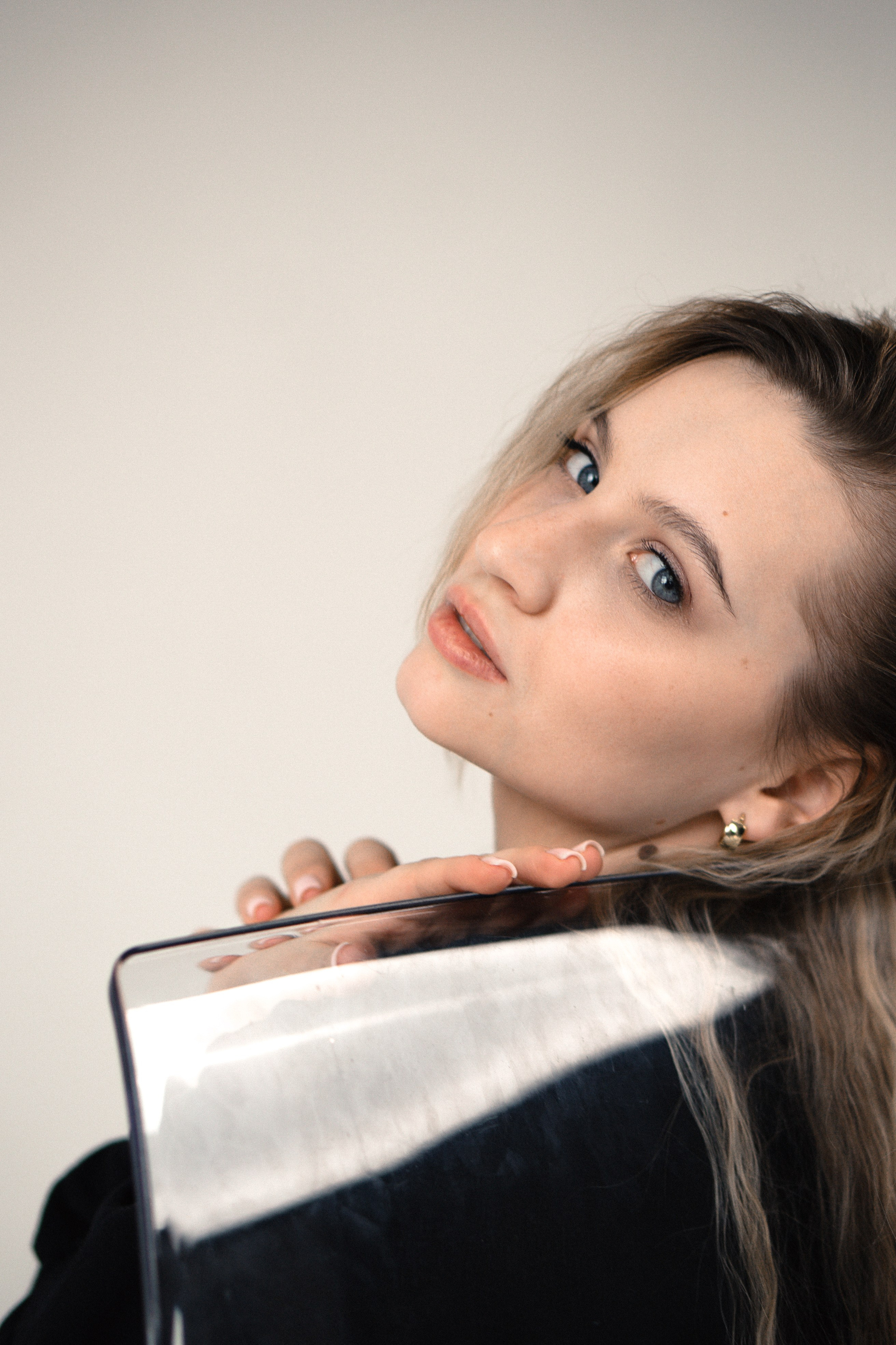 Персональная женская фотосессия в студии. Фотограф Москва