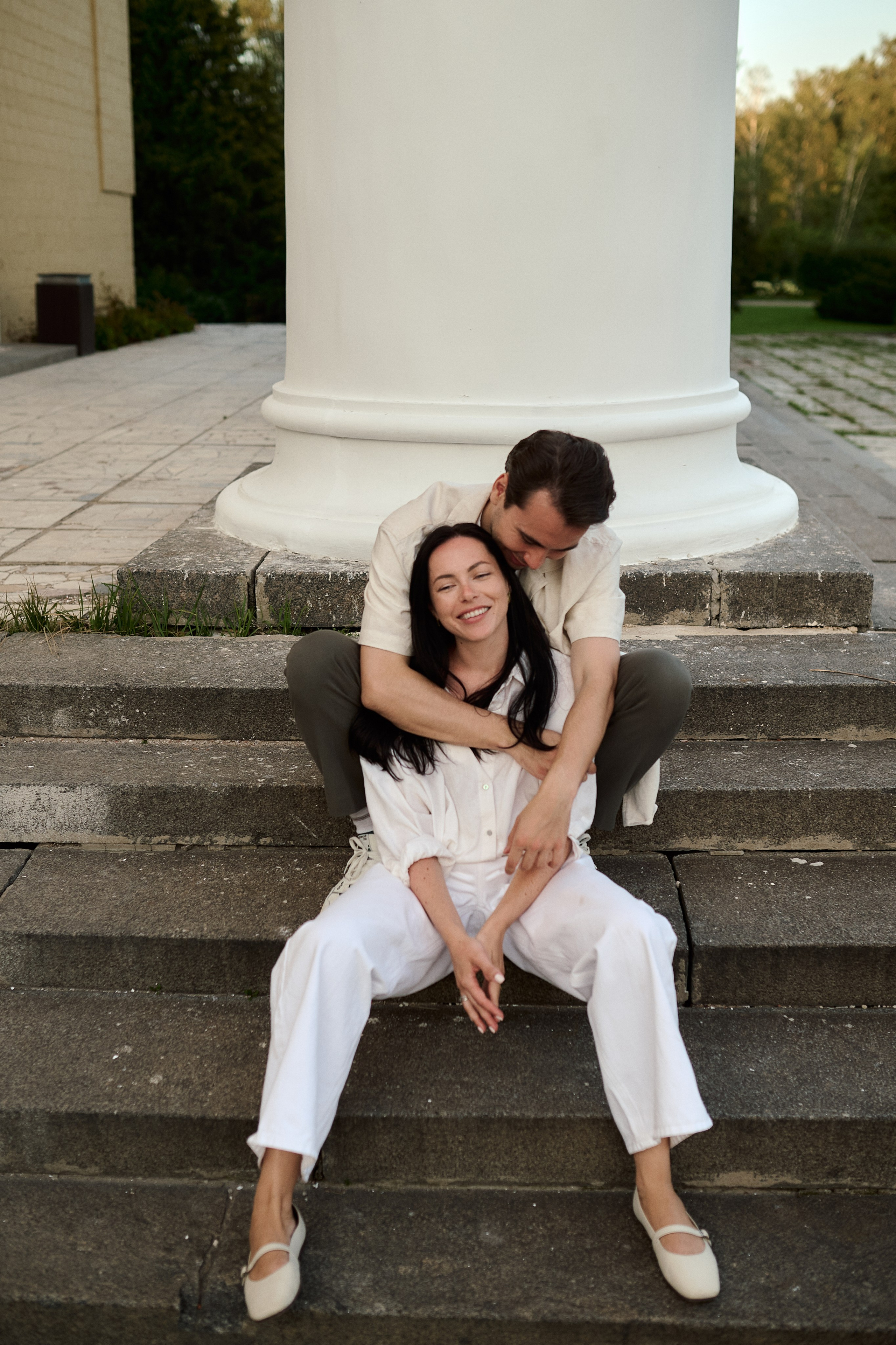 Рохус, Юля и Оливия в парке Останкино. Семейный и свадебный lifestyle-фотограф в Москве Мария Петрова