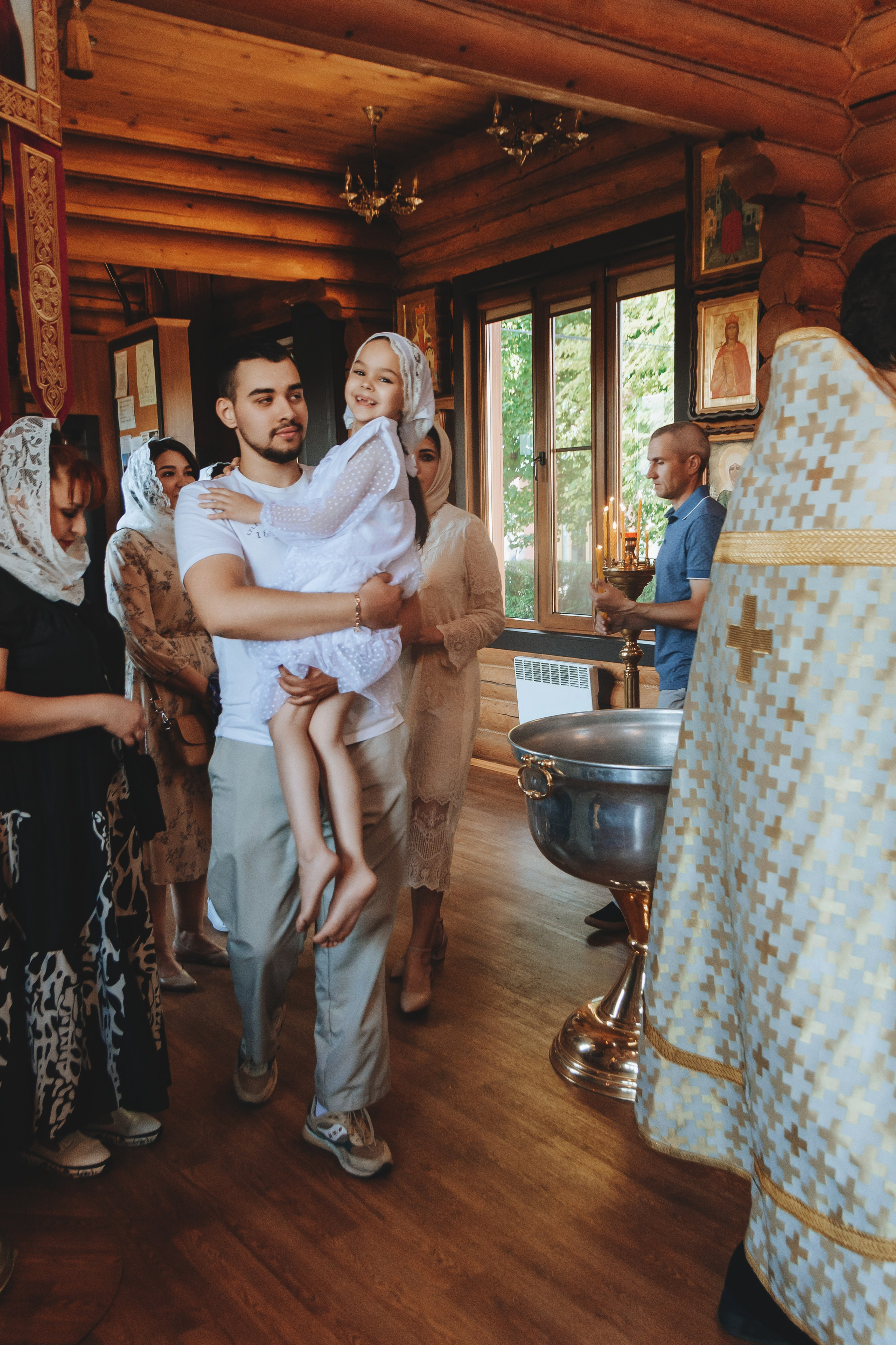 Фотосессия крещения Елизаветы. Семейный и детский фотограф Кущ Наташа