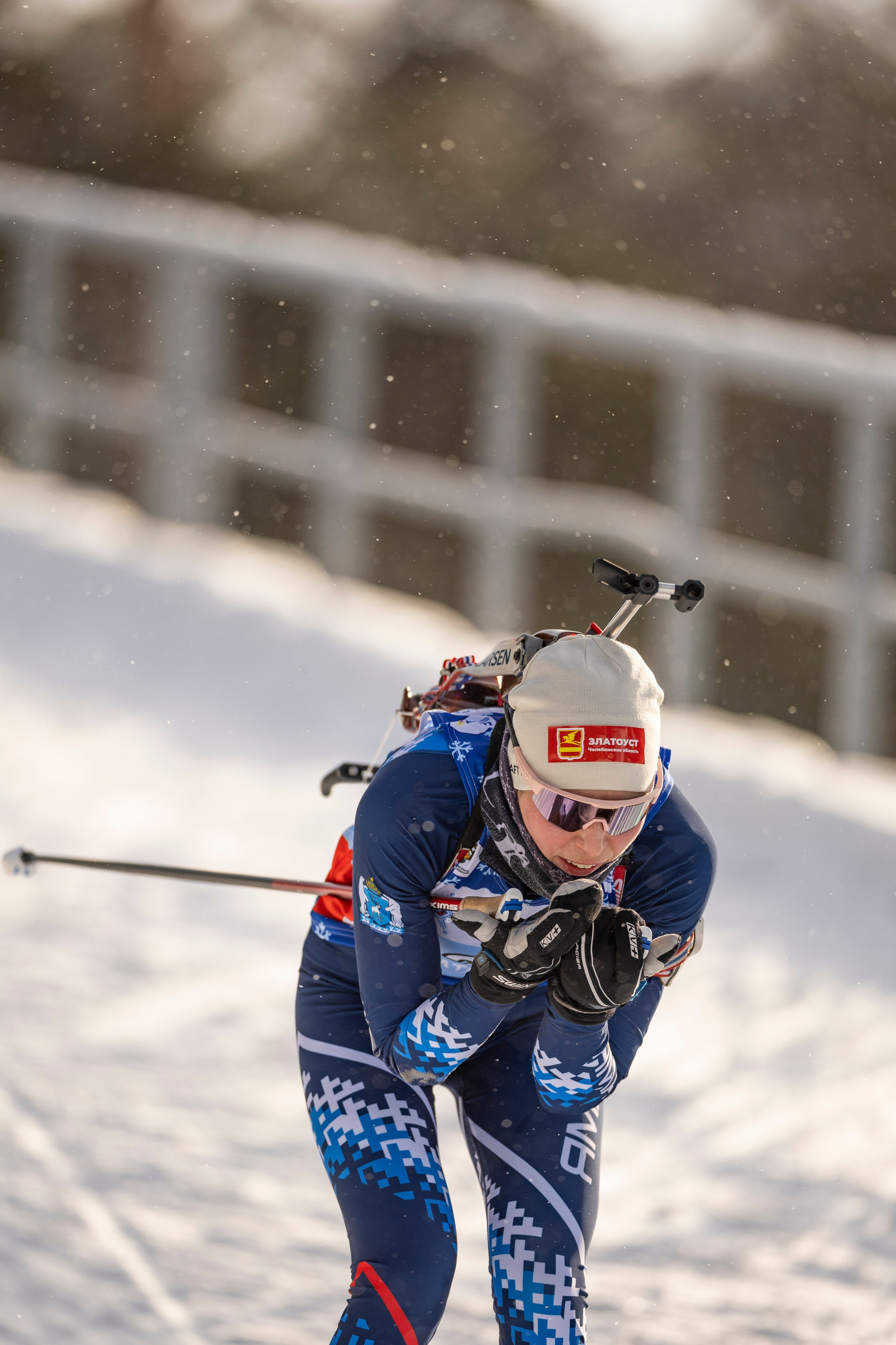 Всероссийская спартакиада. Гонка преследования женщины. Спортивный репортажный фотограф Казань Нафис Сиразетдинов