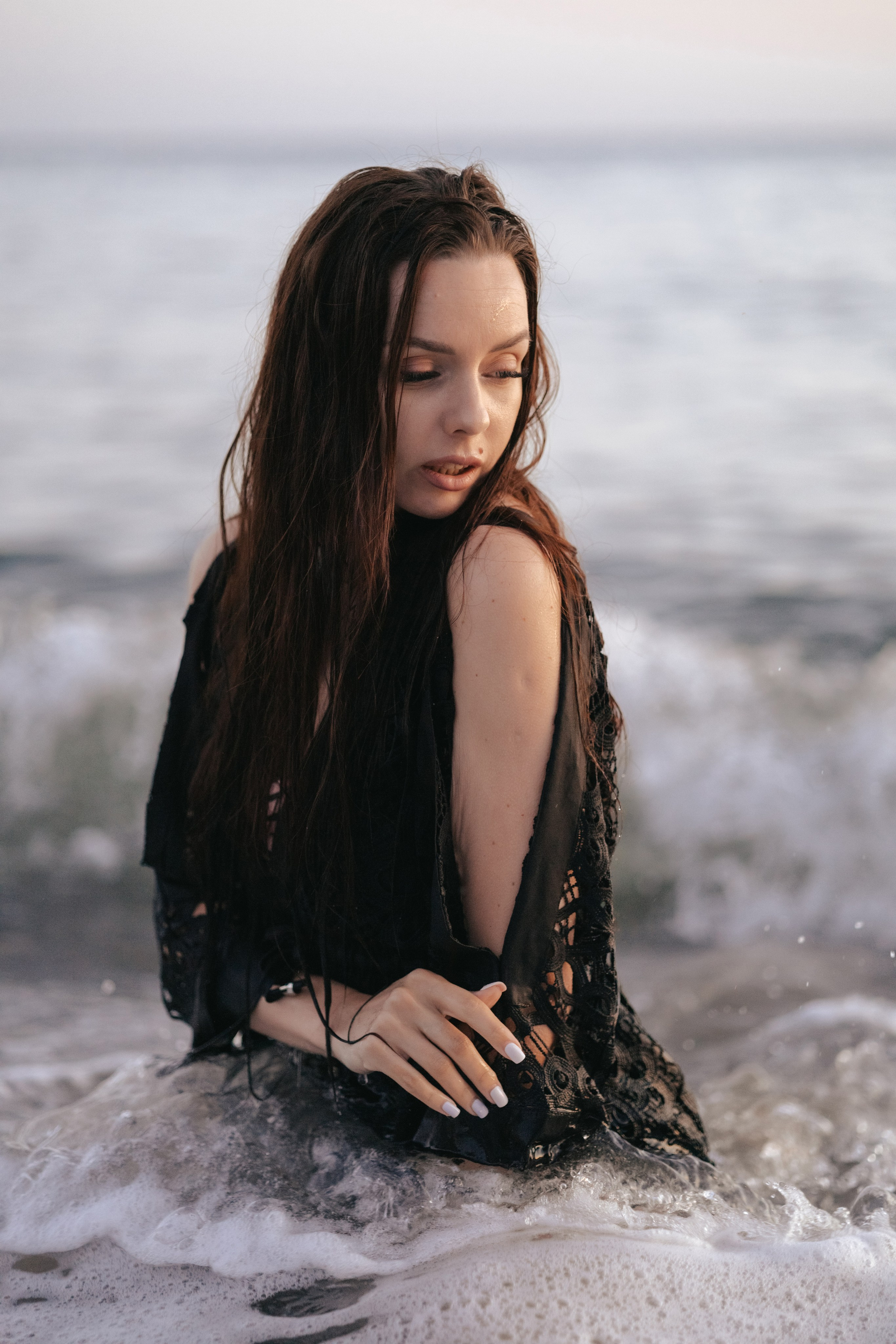 Юлия. Заката на скале Парус. Семейный и портретный фотограф в Геленджике Любовь Бодрова