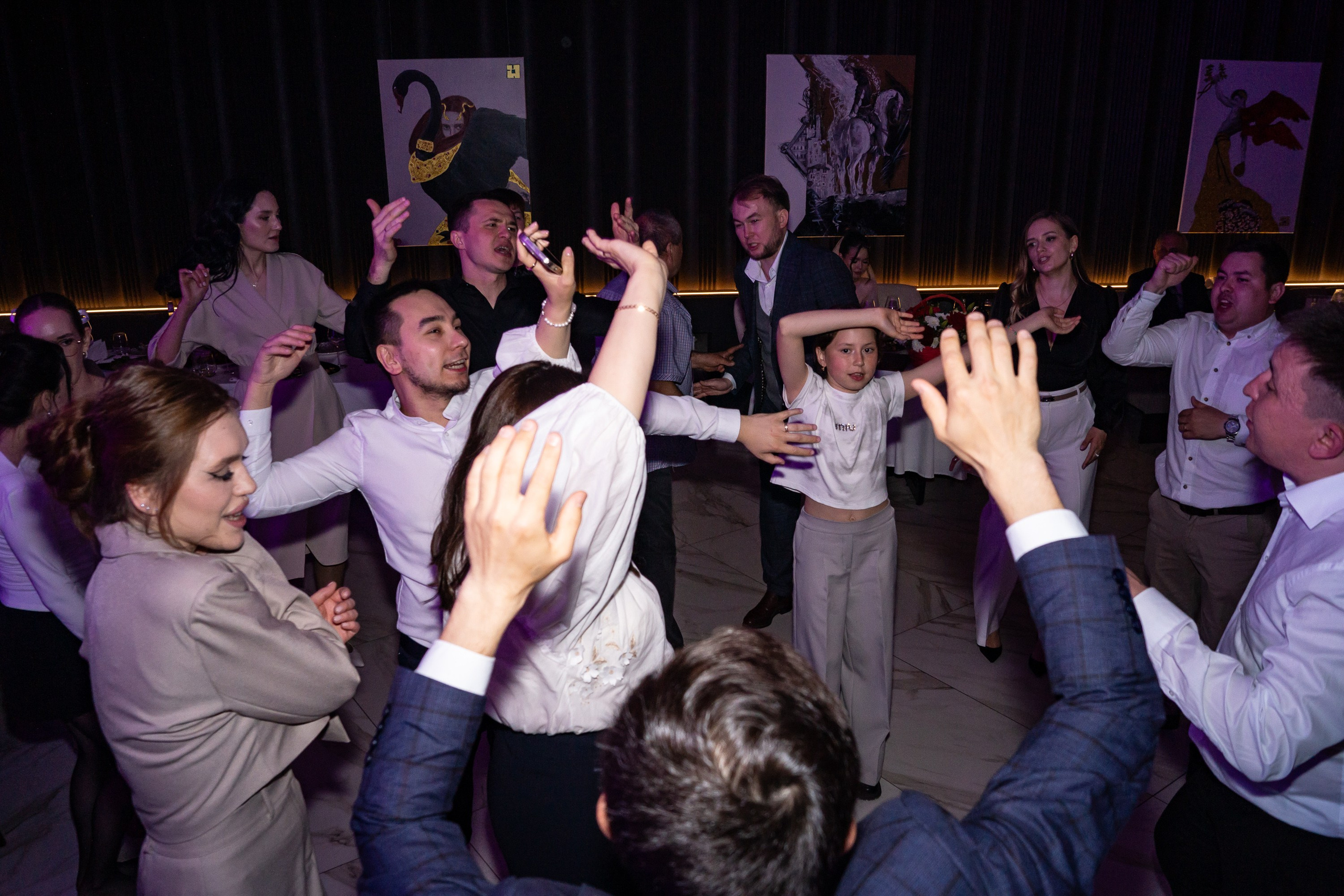 Свадебный банкет. Разноплановый фотограф в Москве