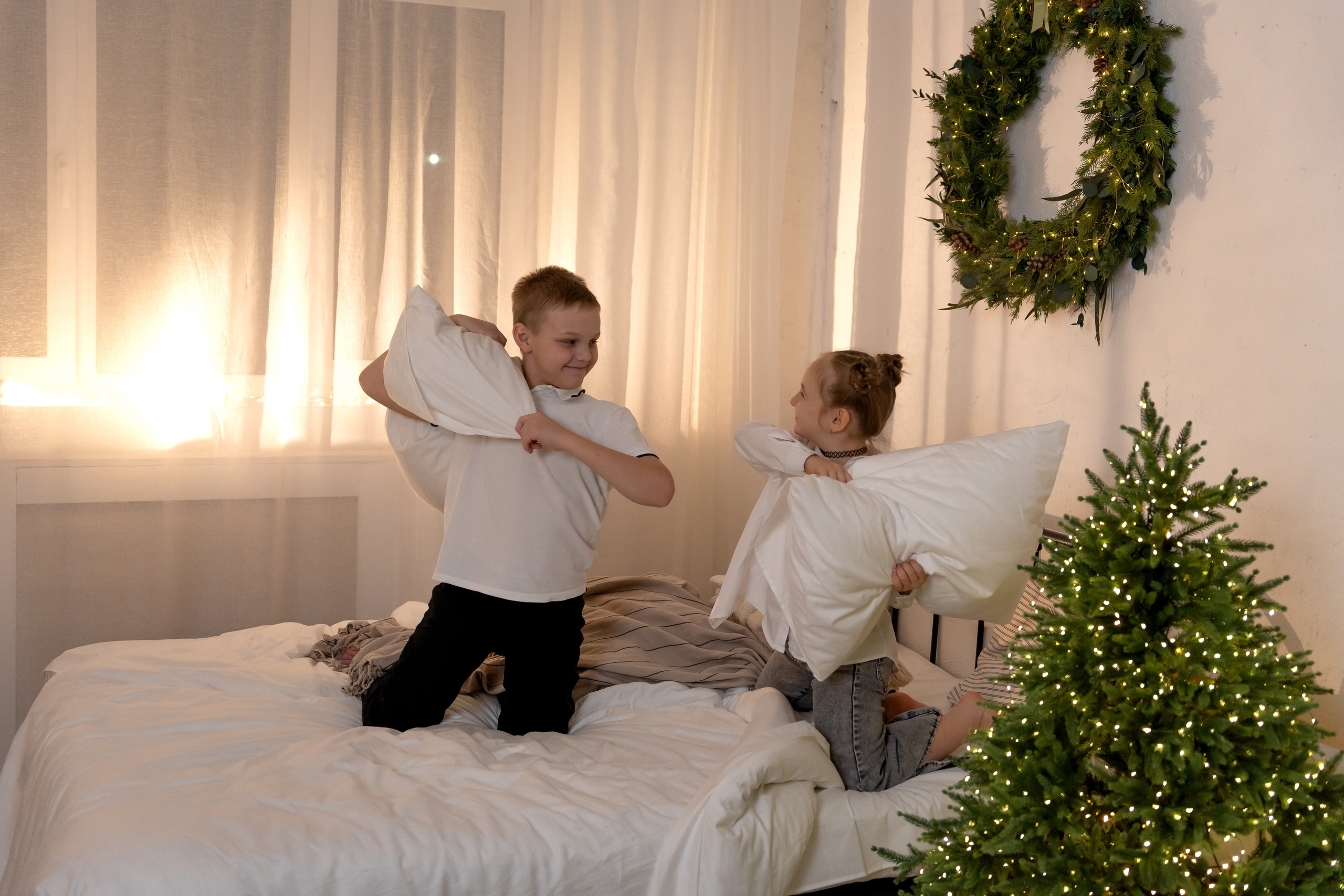 Новогодняя фотосессия для дружной семьи. Фотограф в Красноярске. Юлия Чаушанская