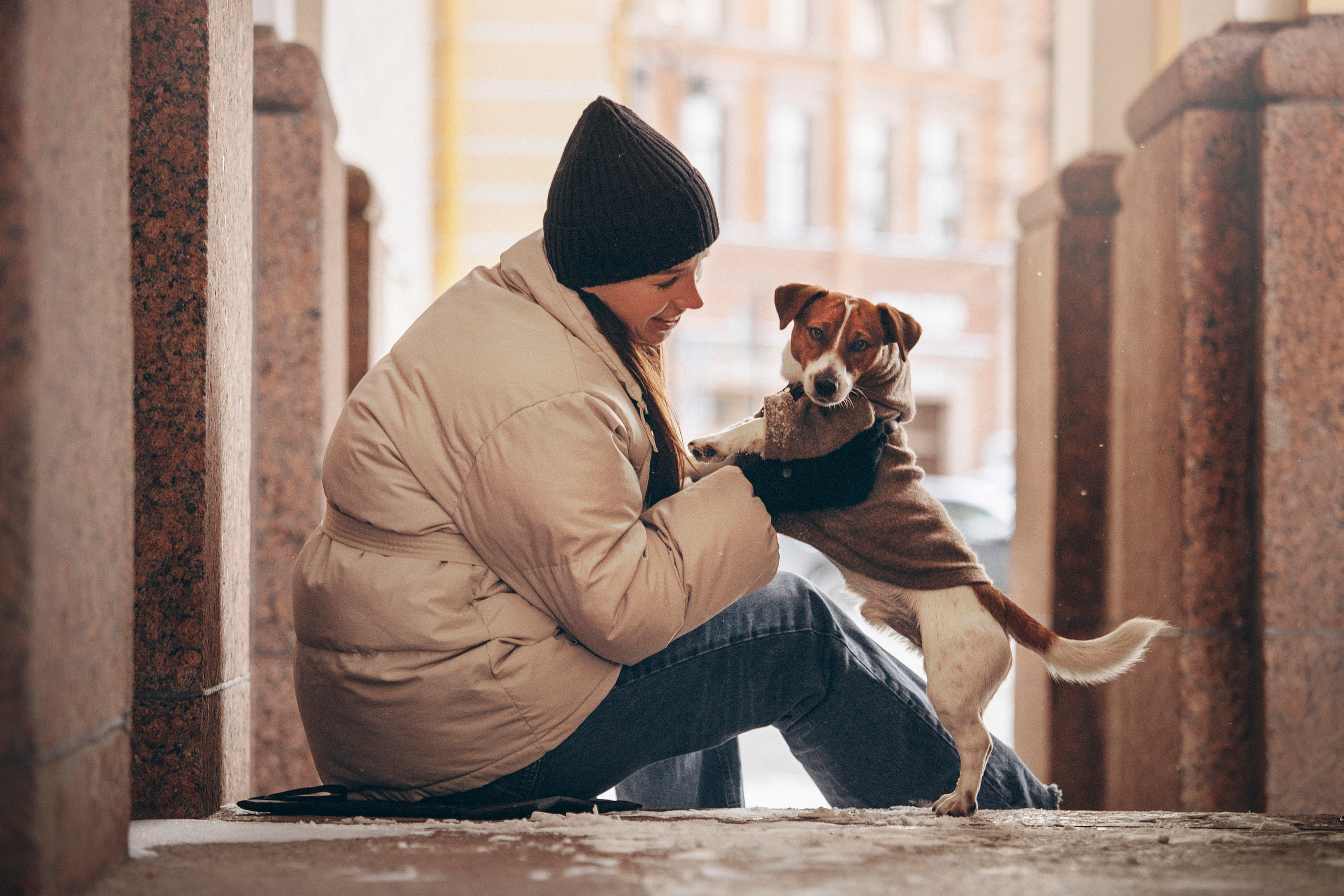 Даша и Бакс. Фотограф — Анималист | Санкт-Петербург