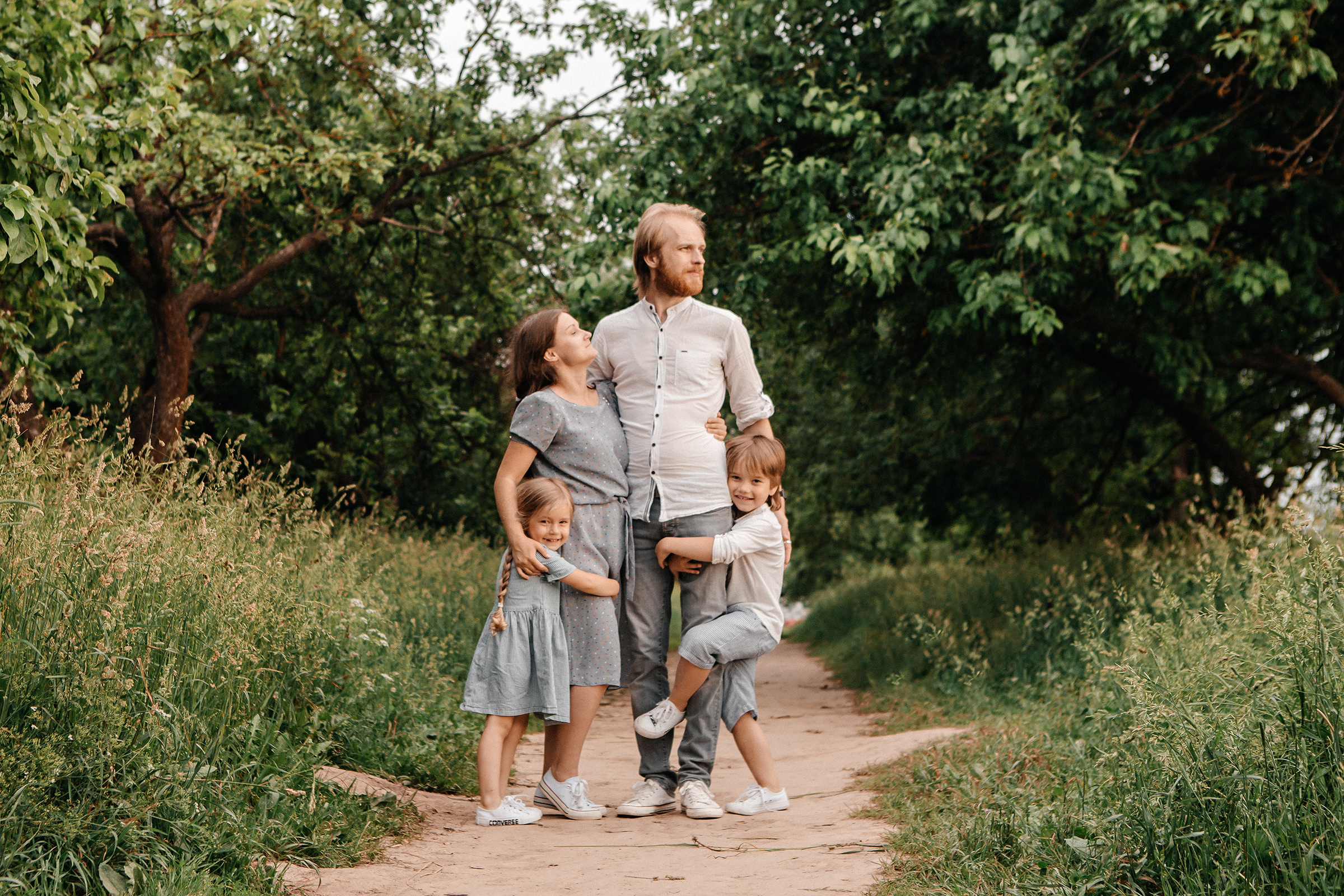 Юля+Андрей+Аня+Артемий. Семейный фотограф в Минске Саша Павлюк