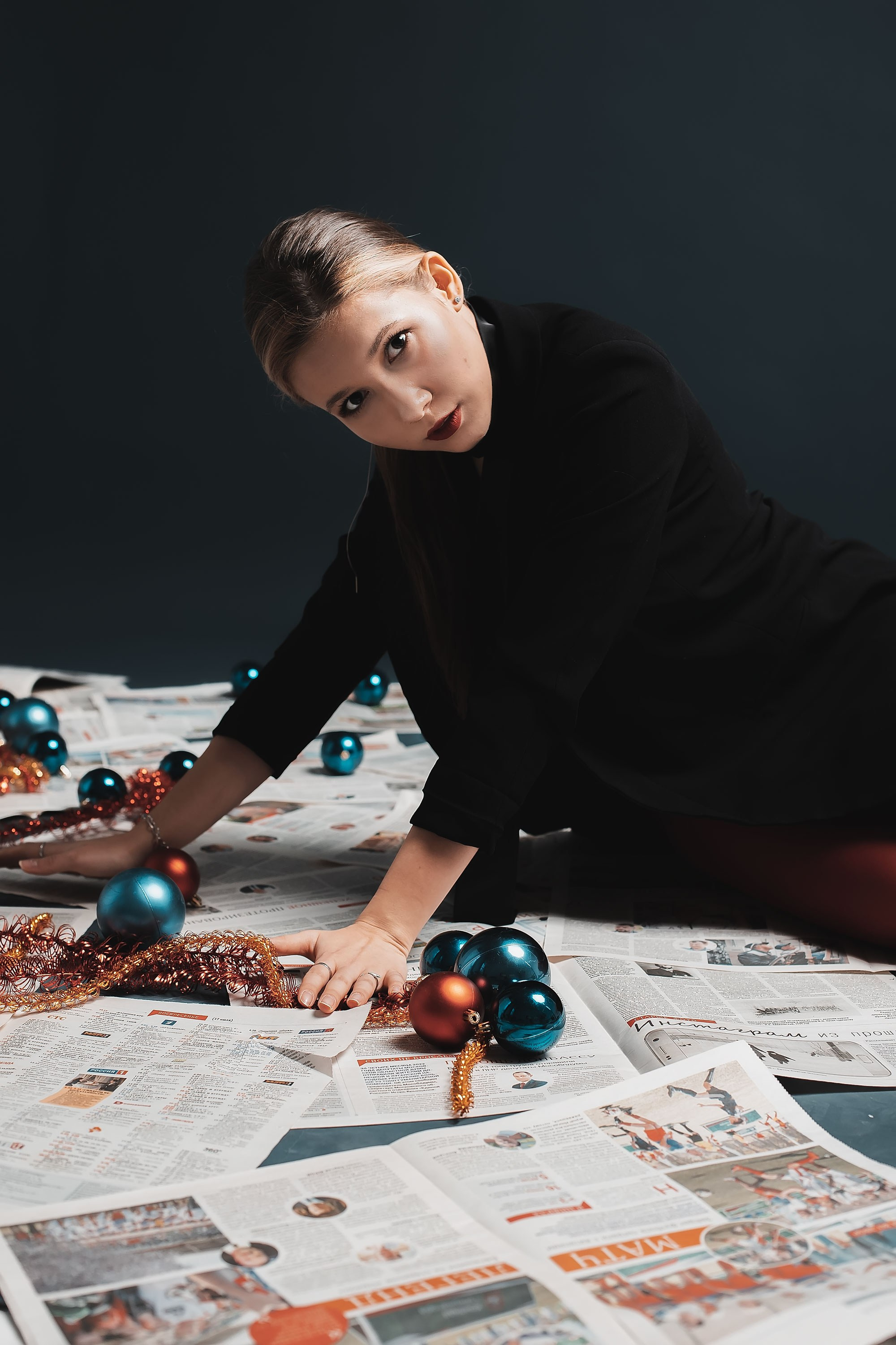 Новогодняя фотосессия Милена. Семейный, индивидуальный фотограф в Москве Ангели Марина