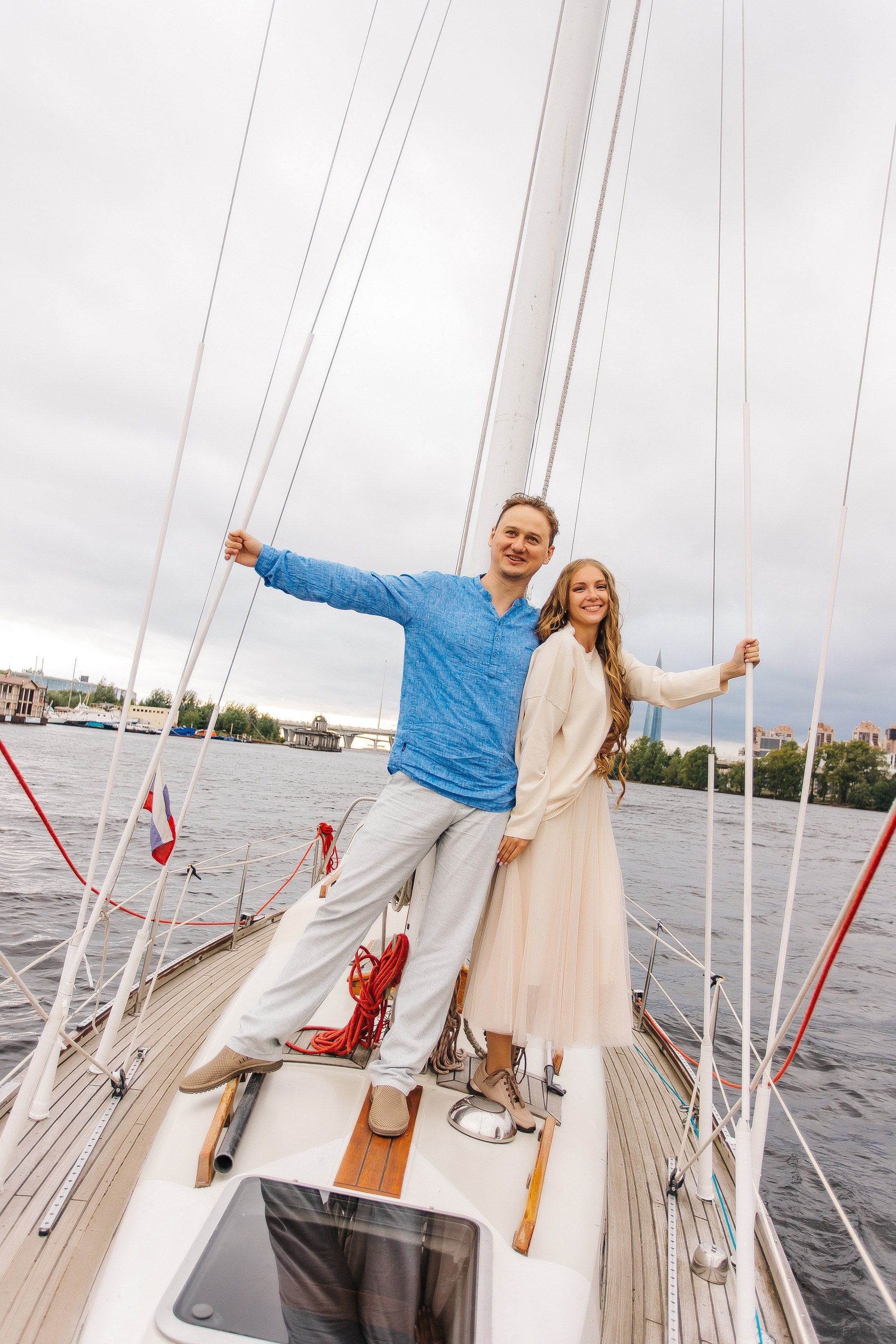 Прогулка на яхте. Фотограф в Санкт-Петербурге Юлия Ласкари