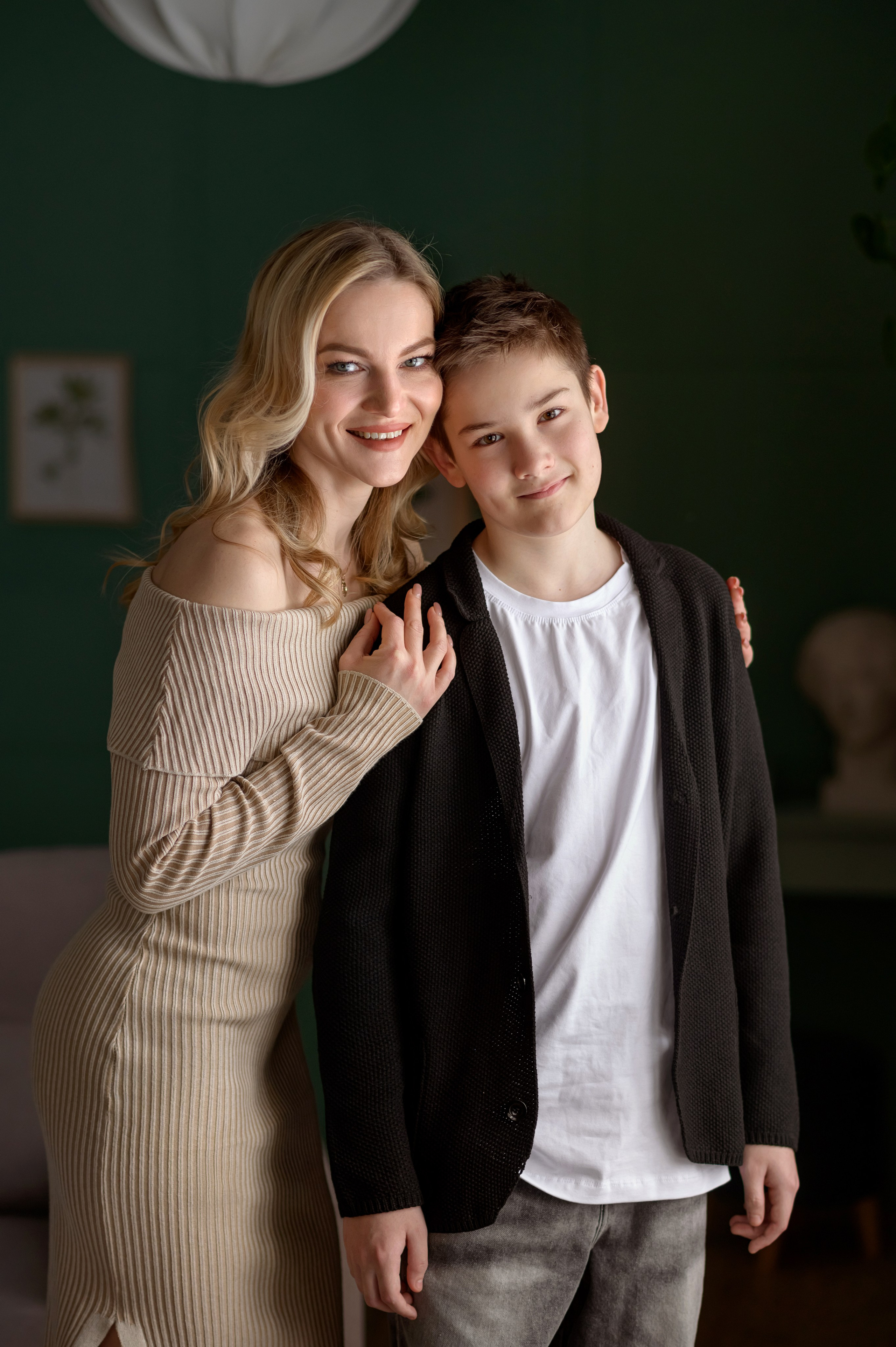 Семейные студийные. Фотограф на Крещение в Санкт-Петербурге