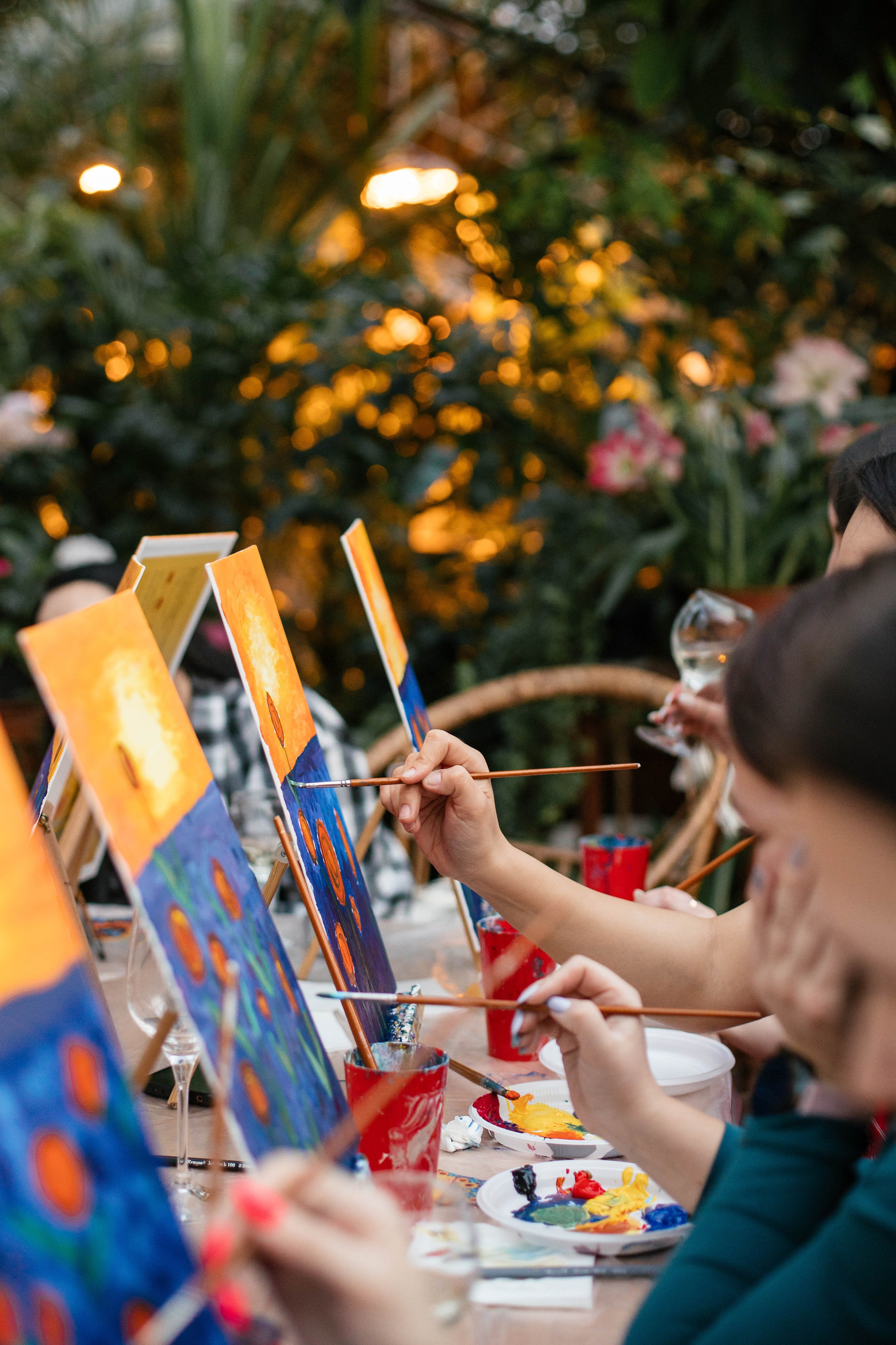 Без бокала нет Шагала. Искусство и вино в Ботаническом саду. Фотограф Анна Чернигова
