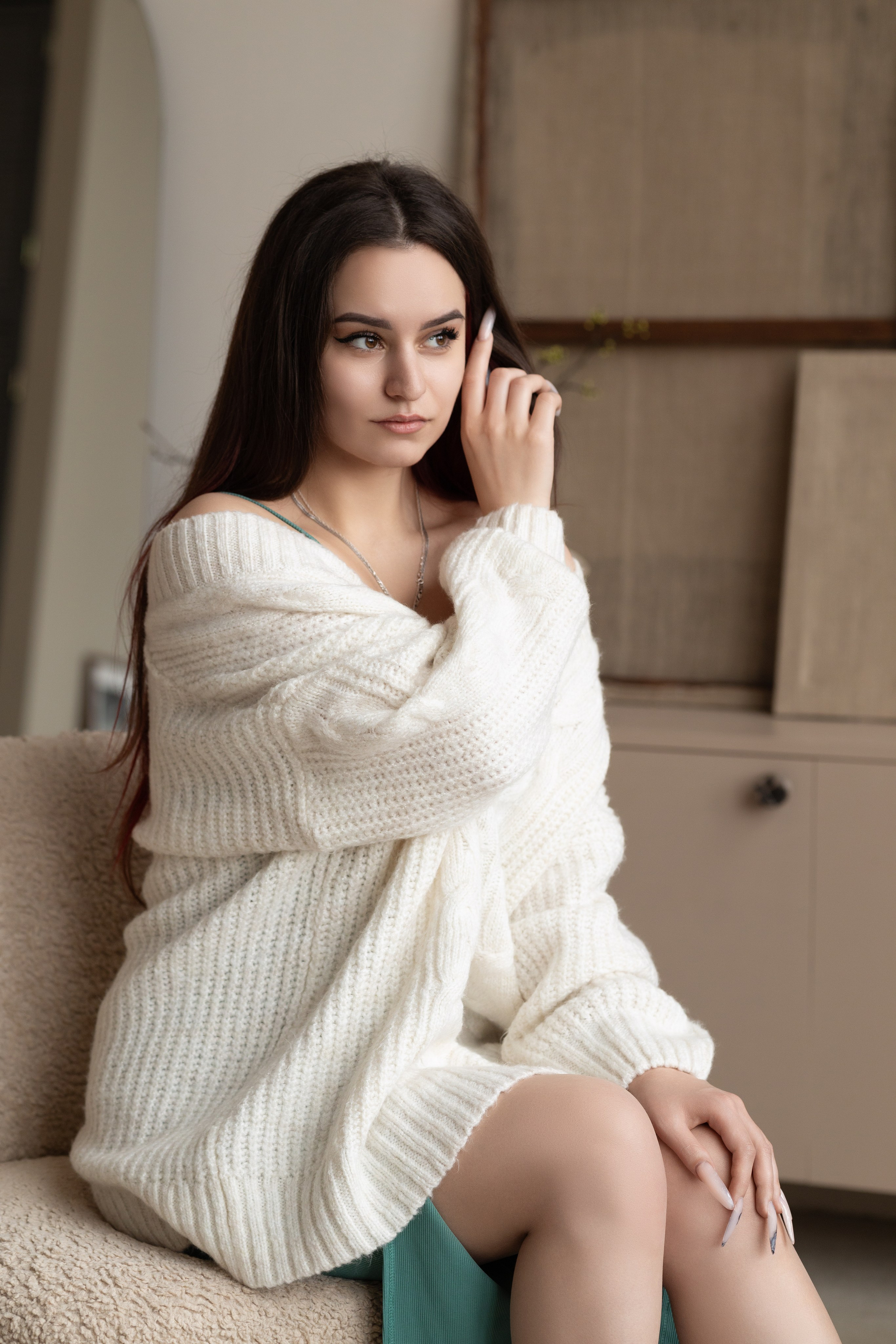 Женский портрет в студии. Фотограф Минск