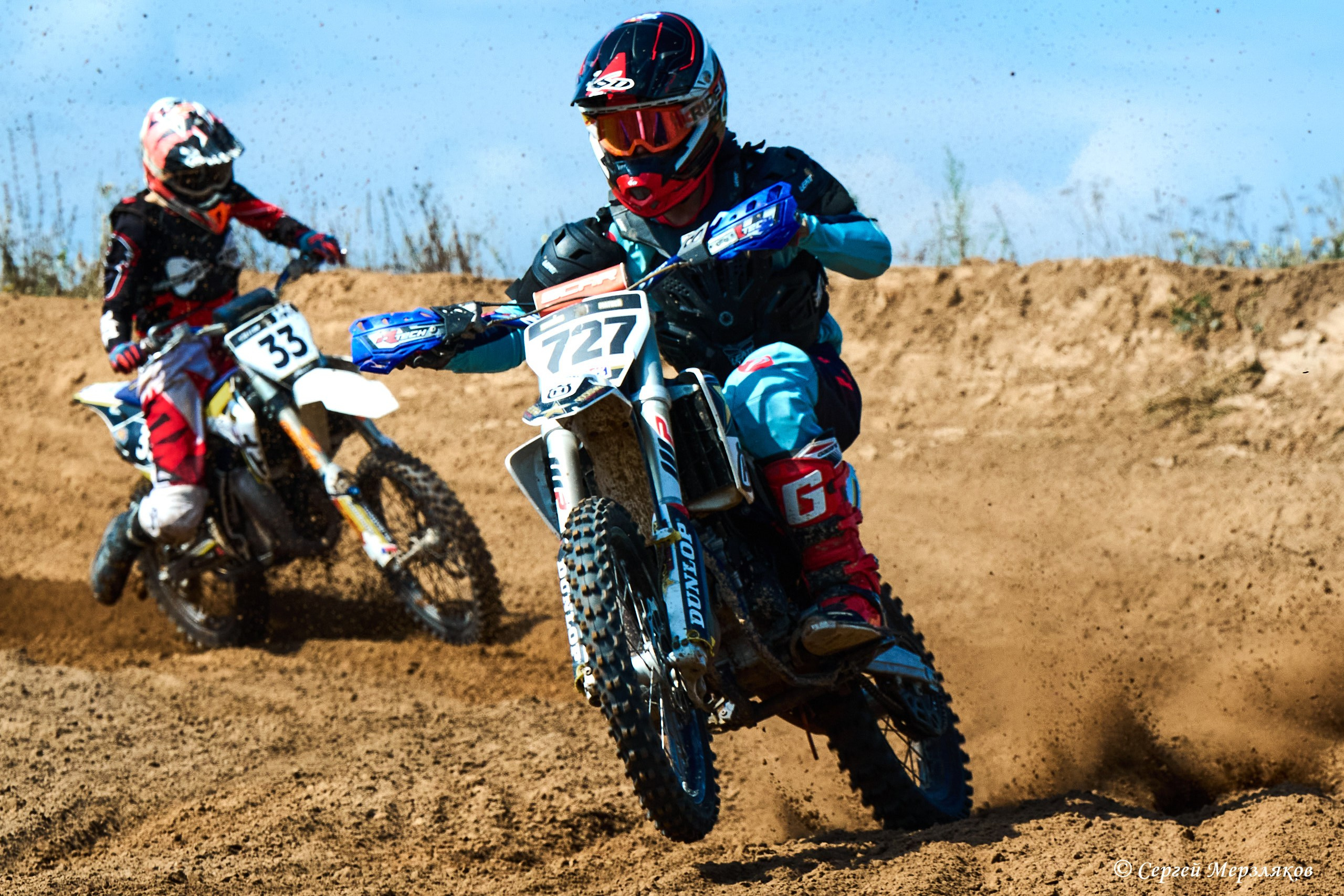 Мотокросс. Орловское. Ижевск. 25.08.2024. Спортивный репортажный фотограф в Ижевске Сергей Мерзляков