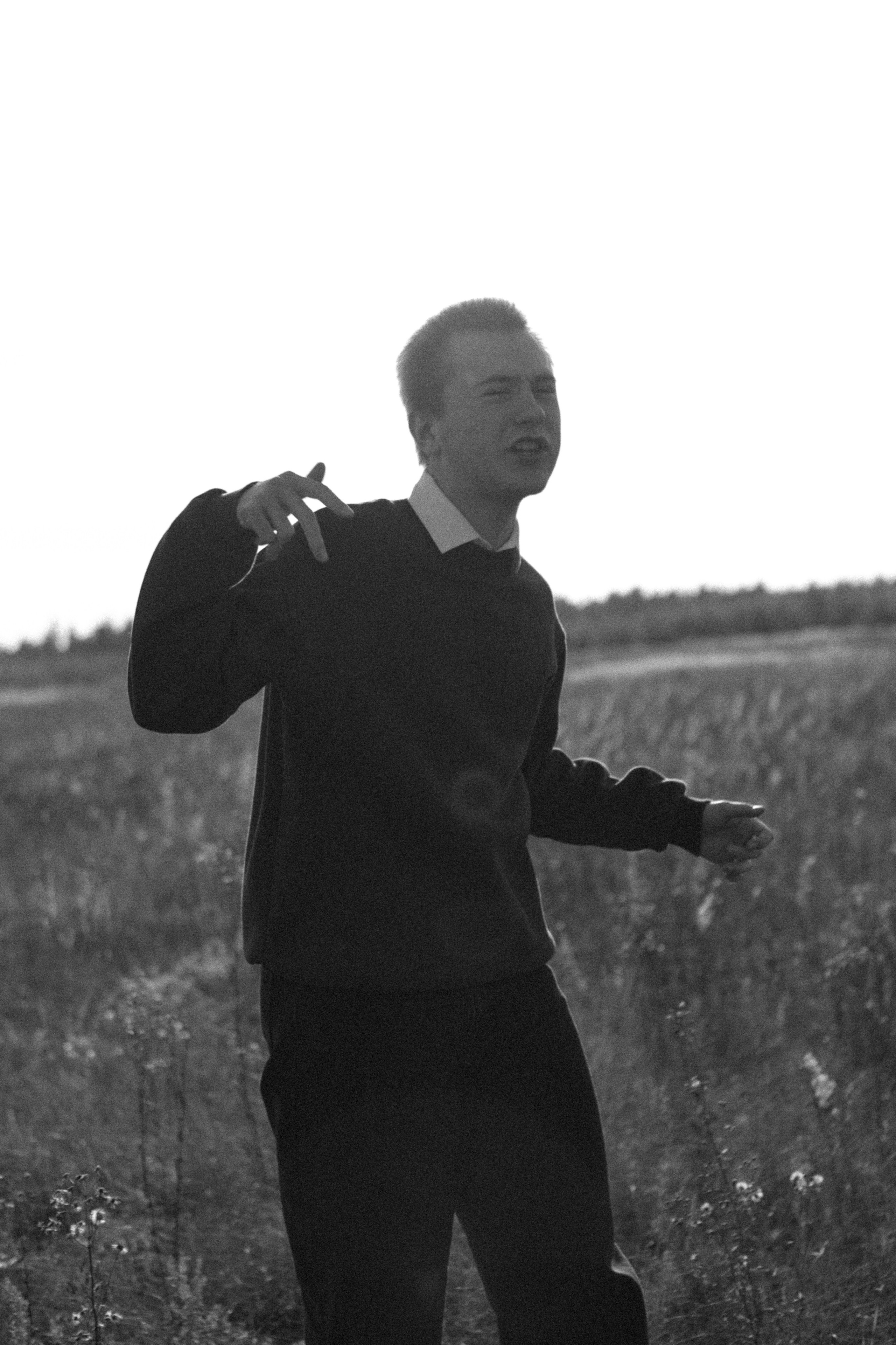 Backstage. Съемка клипа в поле. Фотограф Анастасия Кулешова