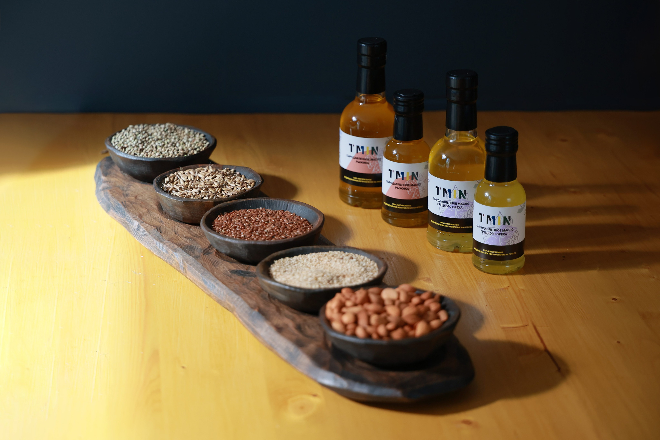 Масла холодного отжима «Tmin». Фотограф, видеограф