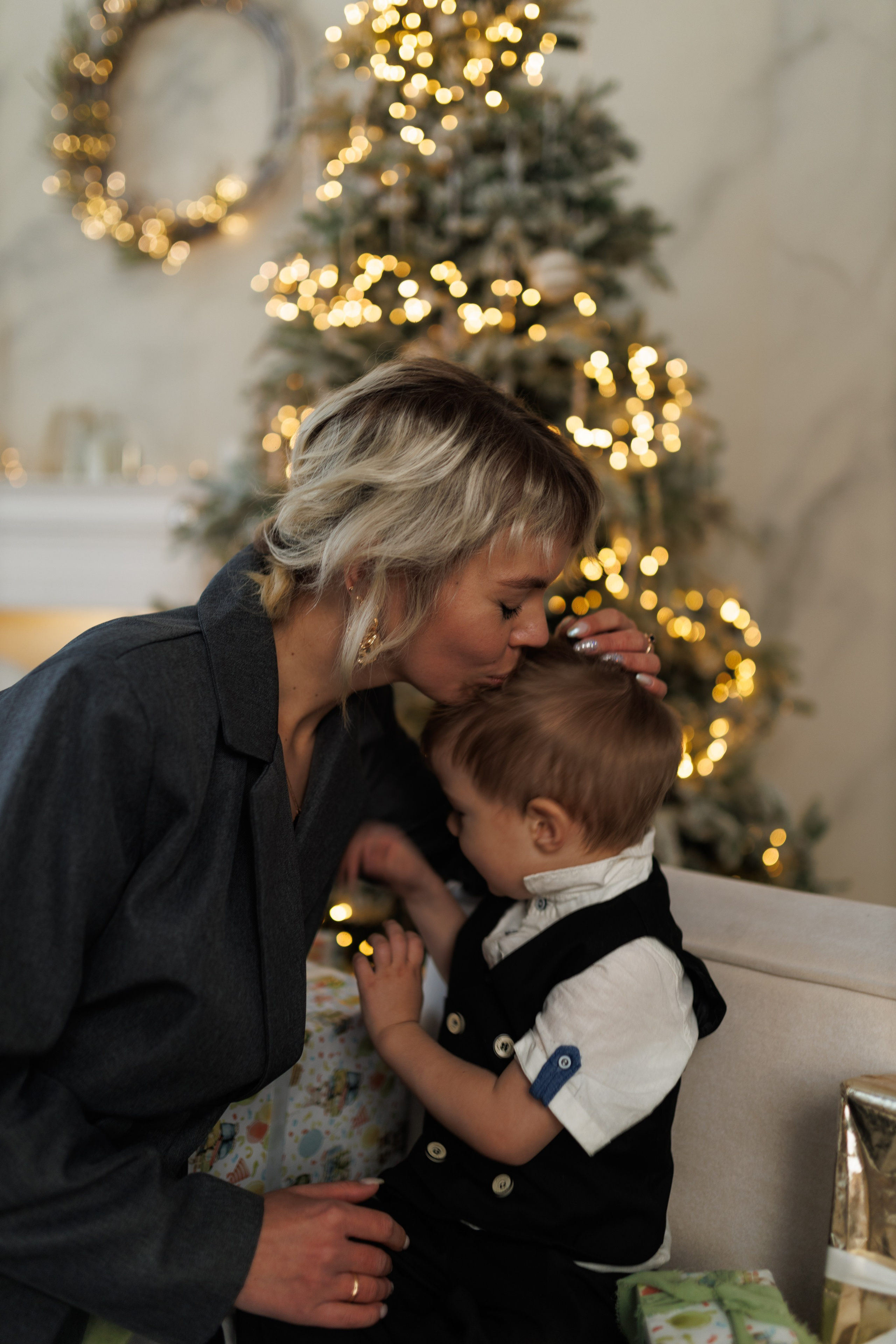 Вера, Саша и Тимоша. Новый год!. Ксения Шакирова. Фотограф в Воронеже