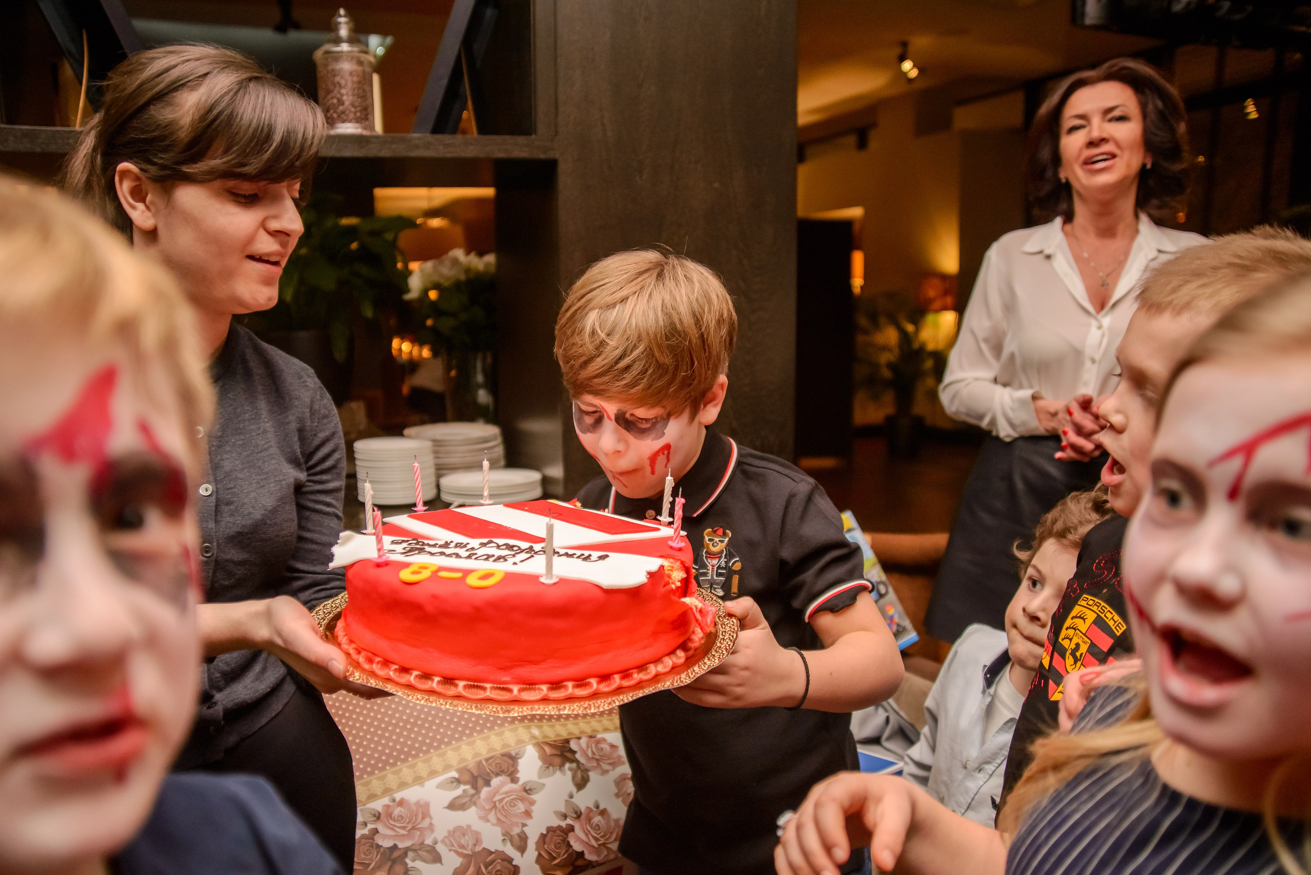 Детский день рождения в ресторане