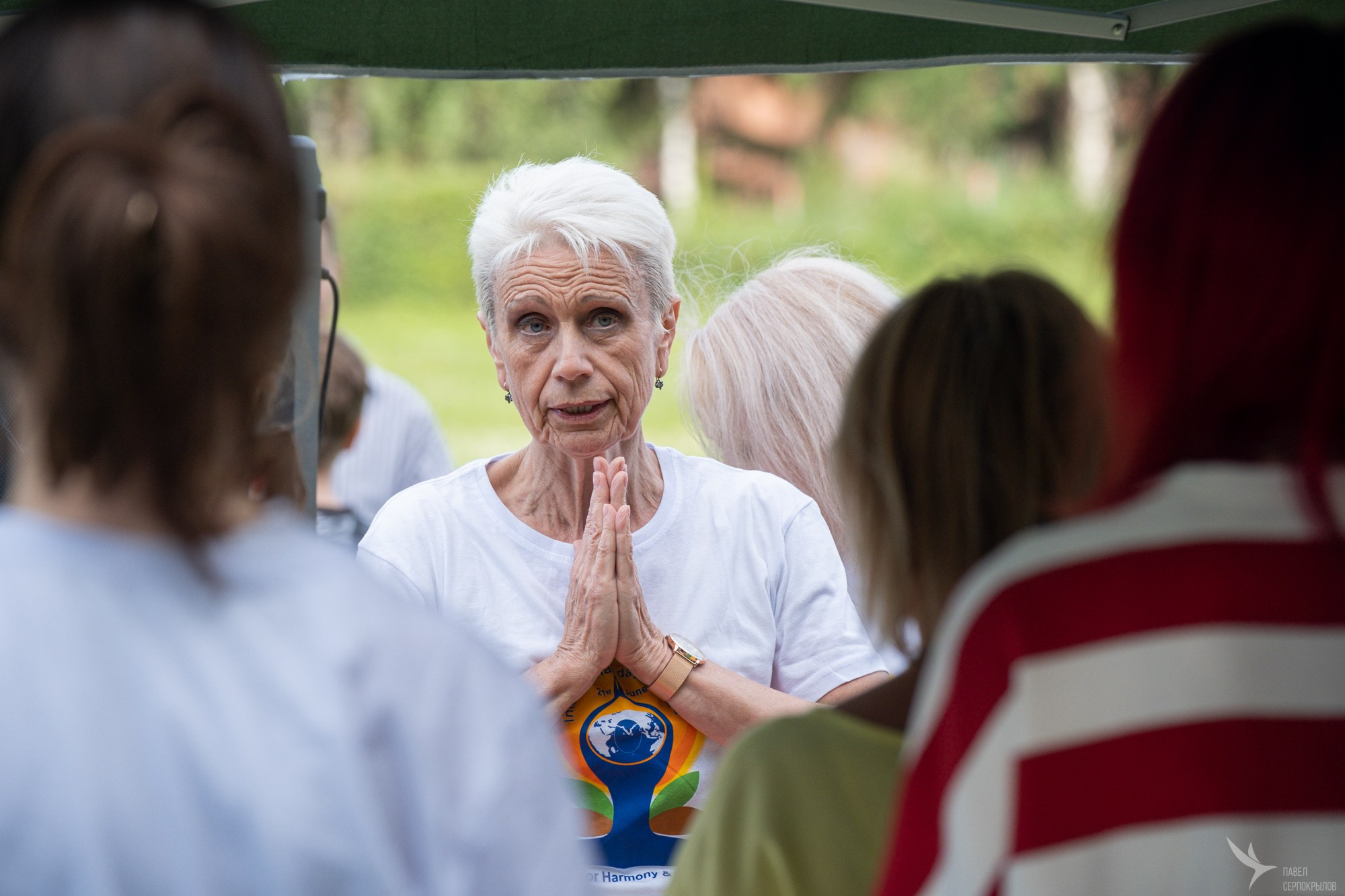 Международный день йоги в парке Горького. Репортажный фотограф в Казани Павел Серпокрылов