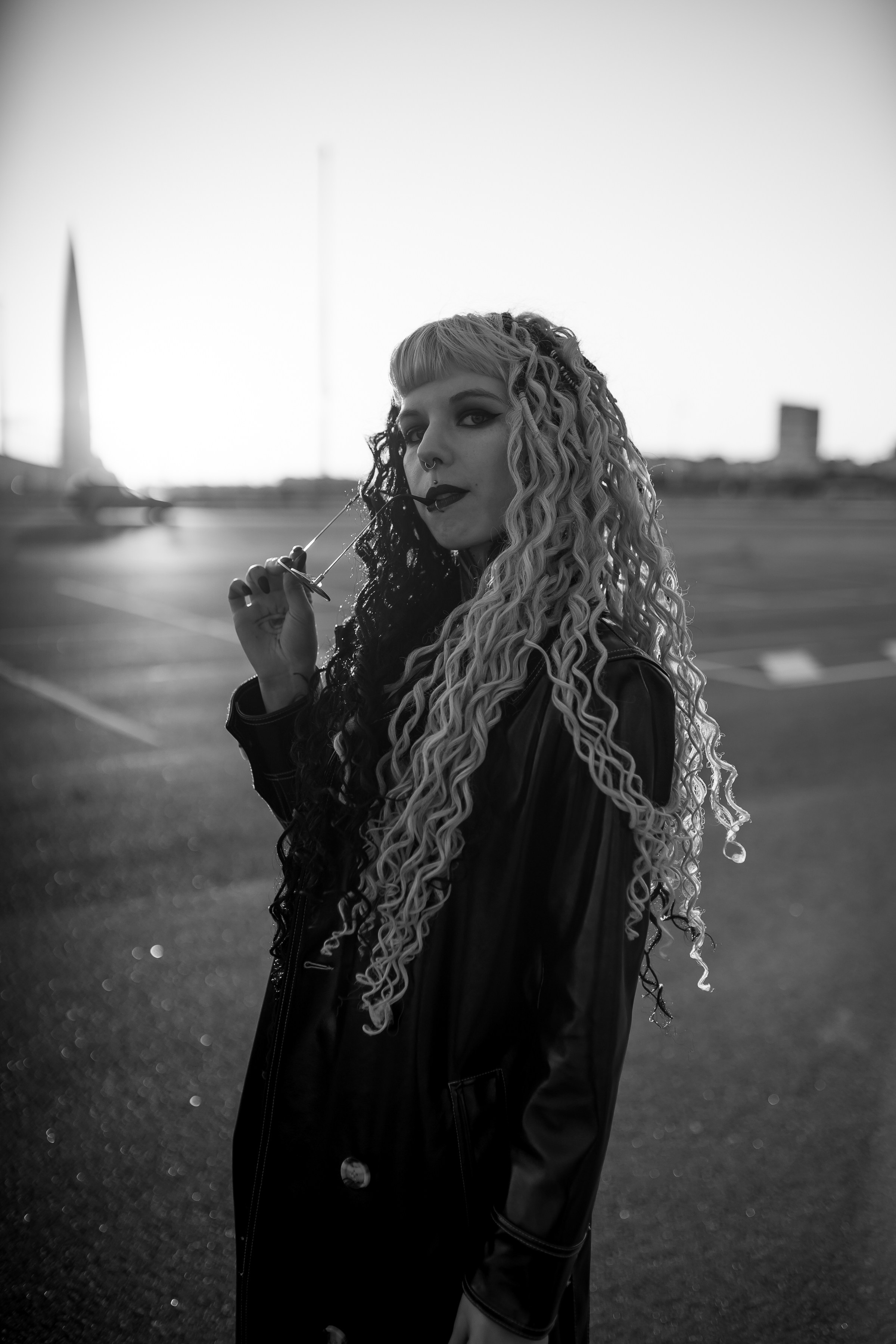 Оля. Паркинг. Портретный фотограф в Санкт-Петербурге Александр Быстрицкий