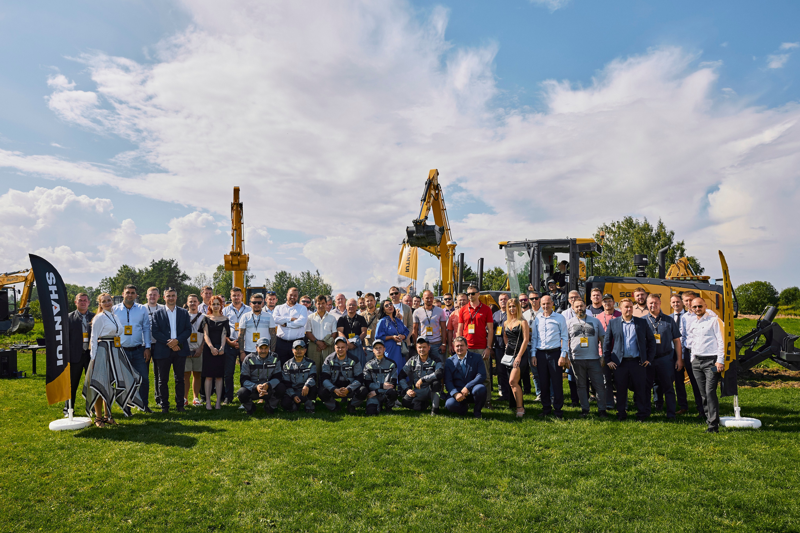 Презентация спец. техники Shantui. Фотограф Александра Иванова
