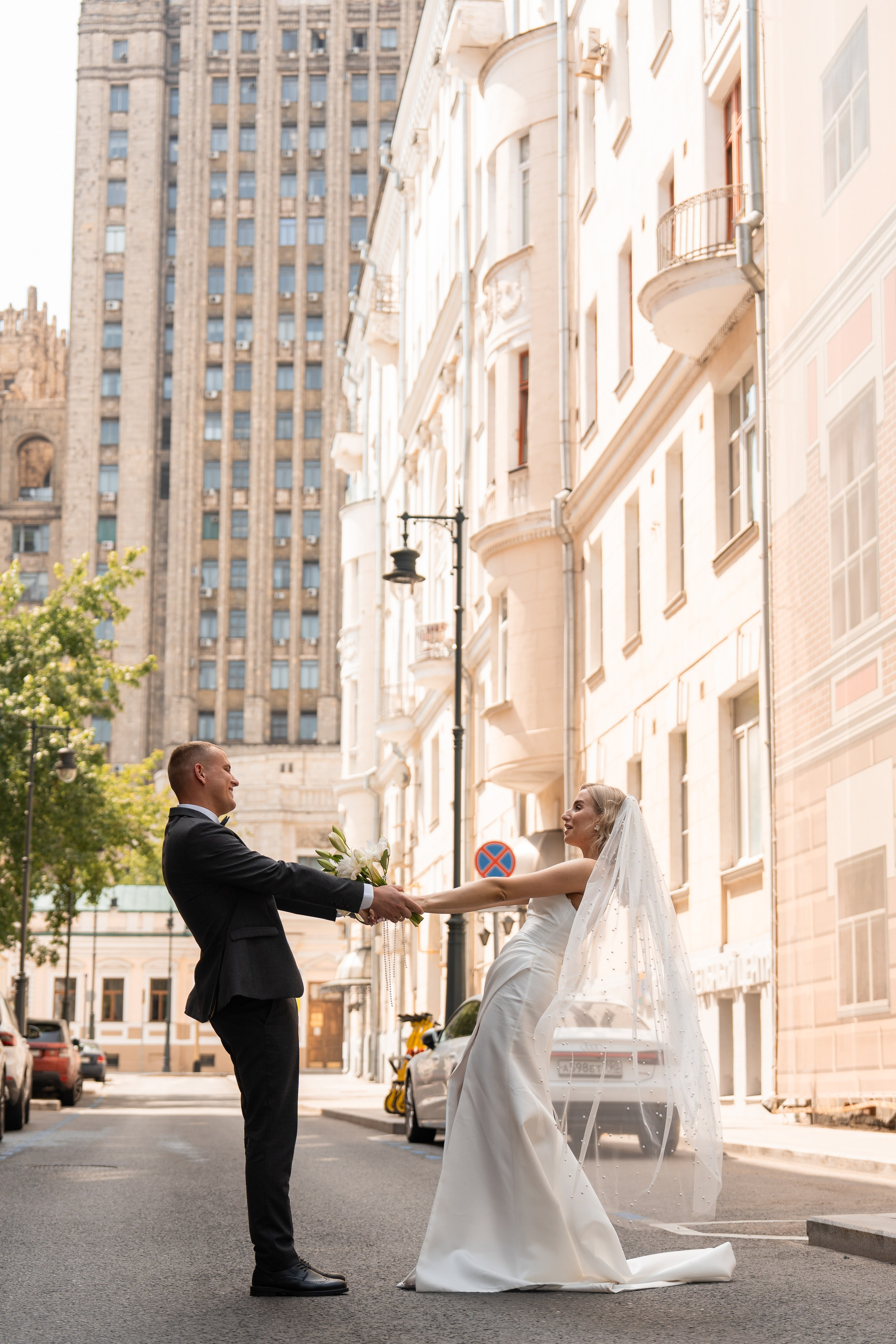 Свадебная фотосессия в Москве, регистрация в Кутузовском ЗАГСе Москва. Свадебный фотограф в Москве Анна Полушина
