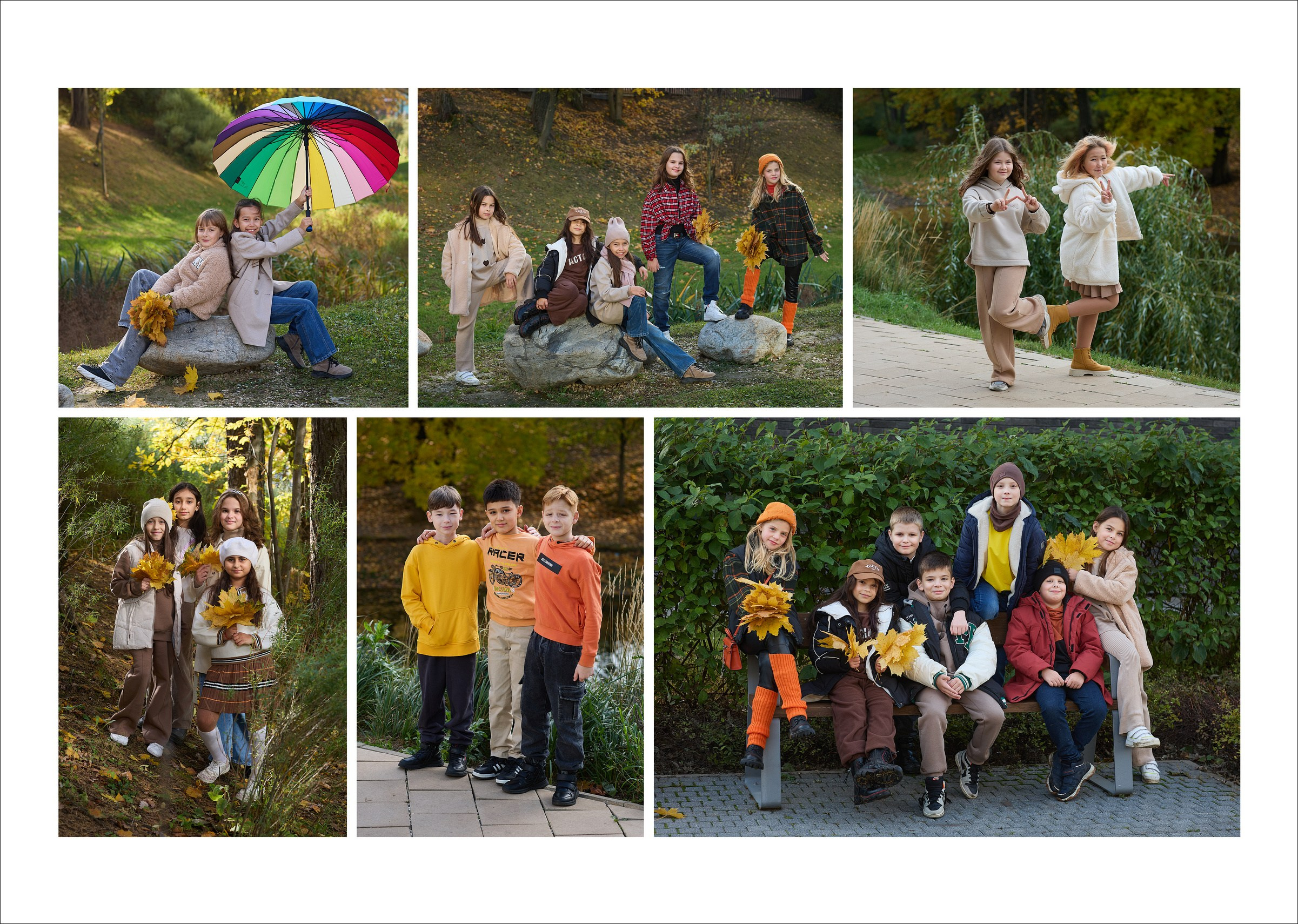 Большой выпускной альбом для дружного класса. Школьный фотограф Сергей Беликов