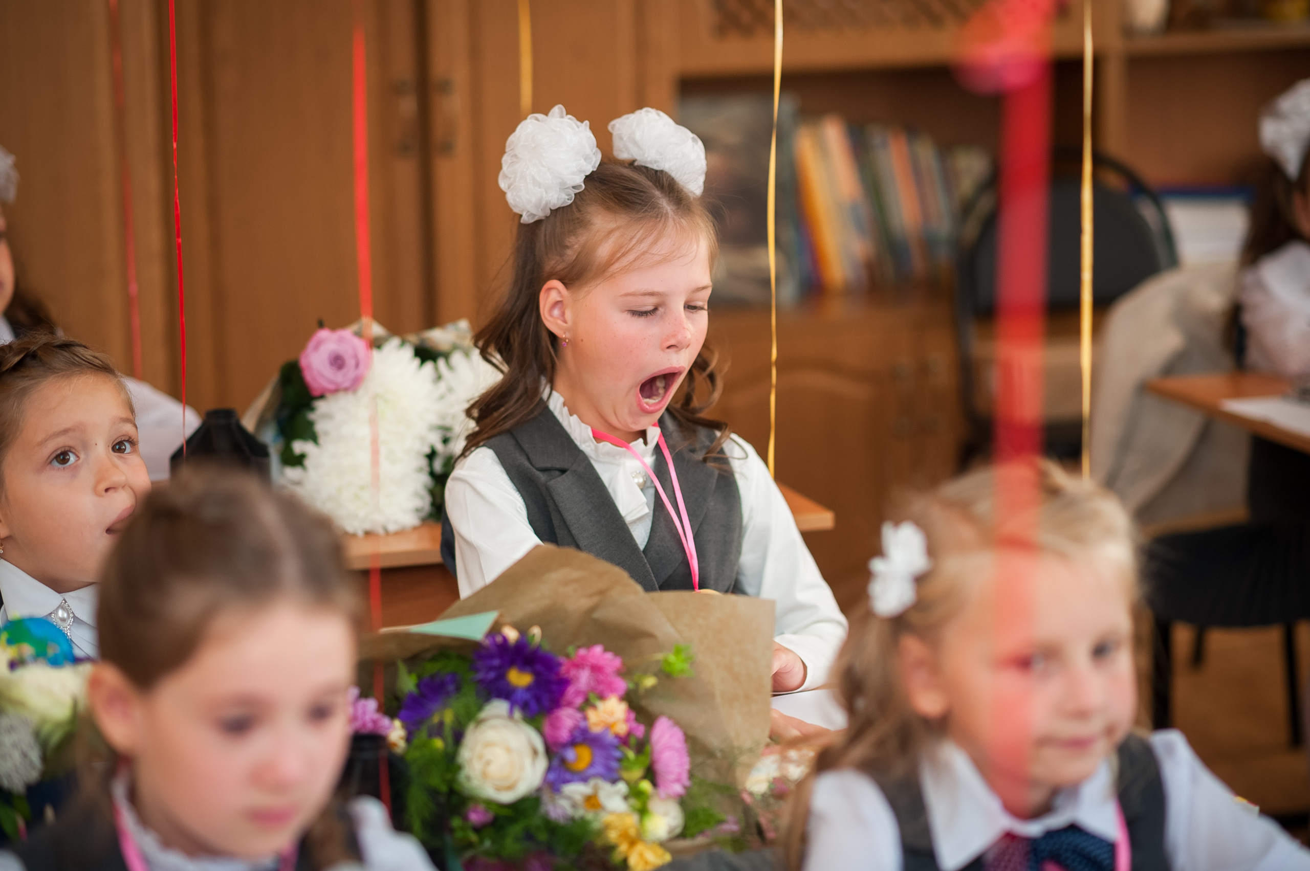 1 Б класс, 1 сентября