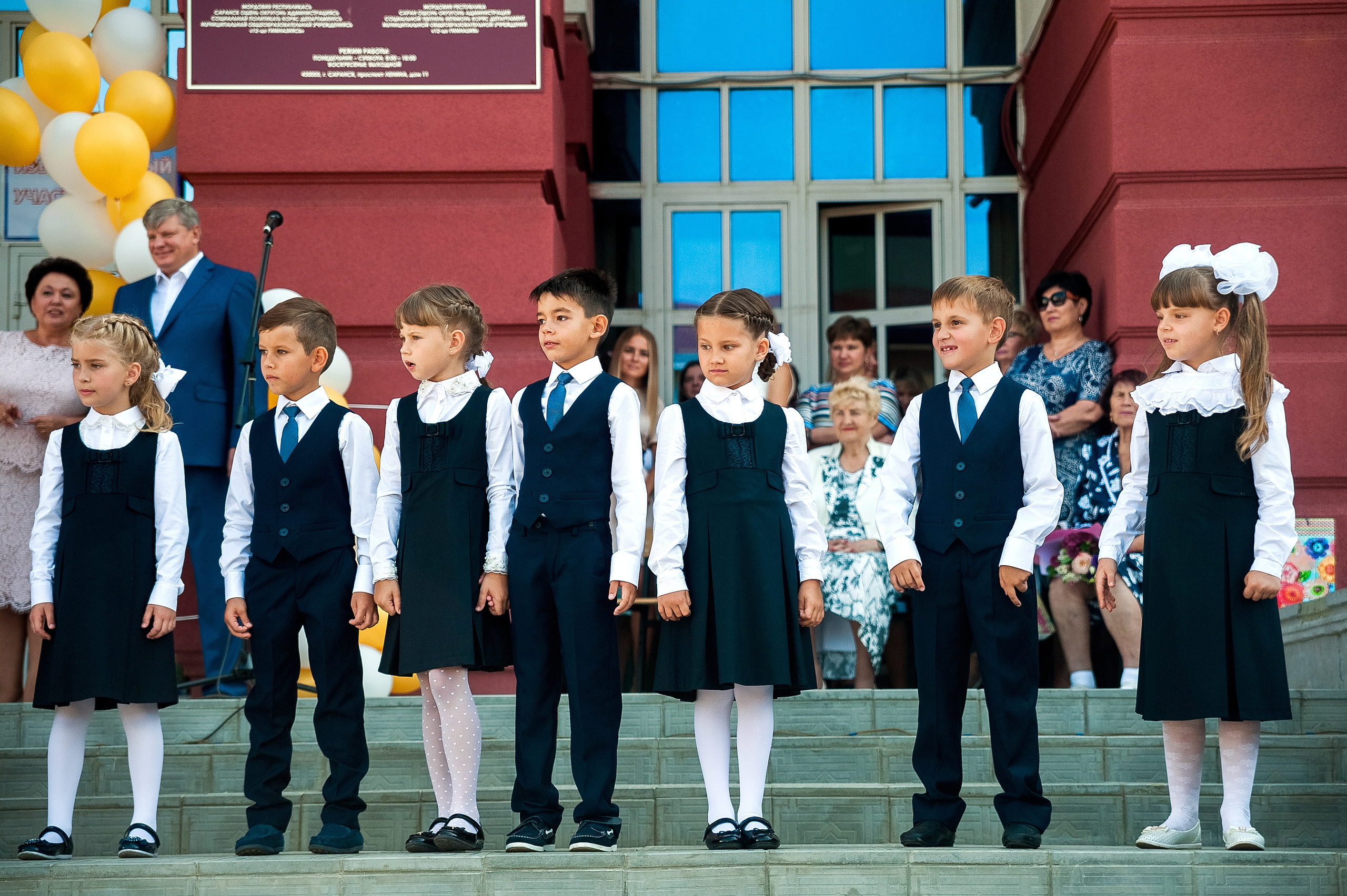 Линейка. 1 А класс. 2018 год