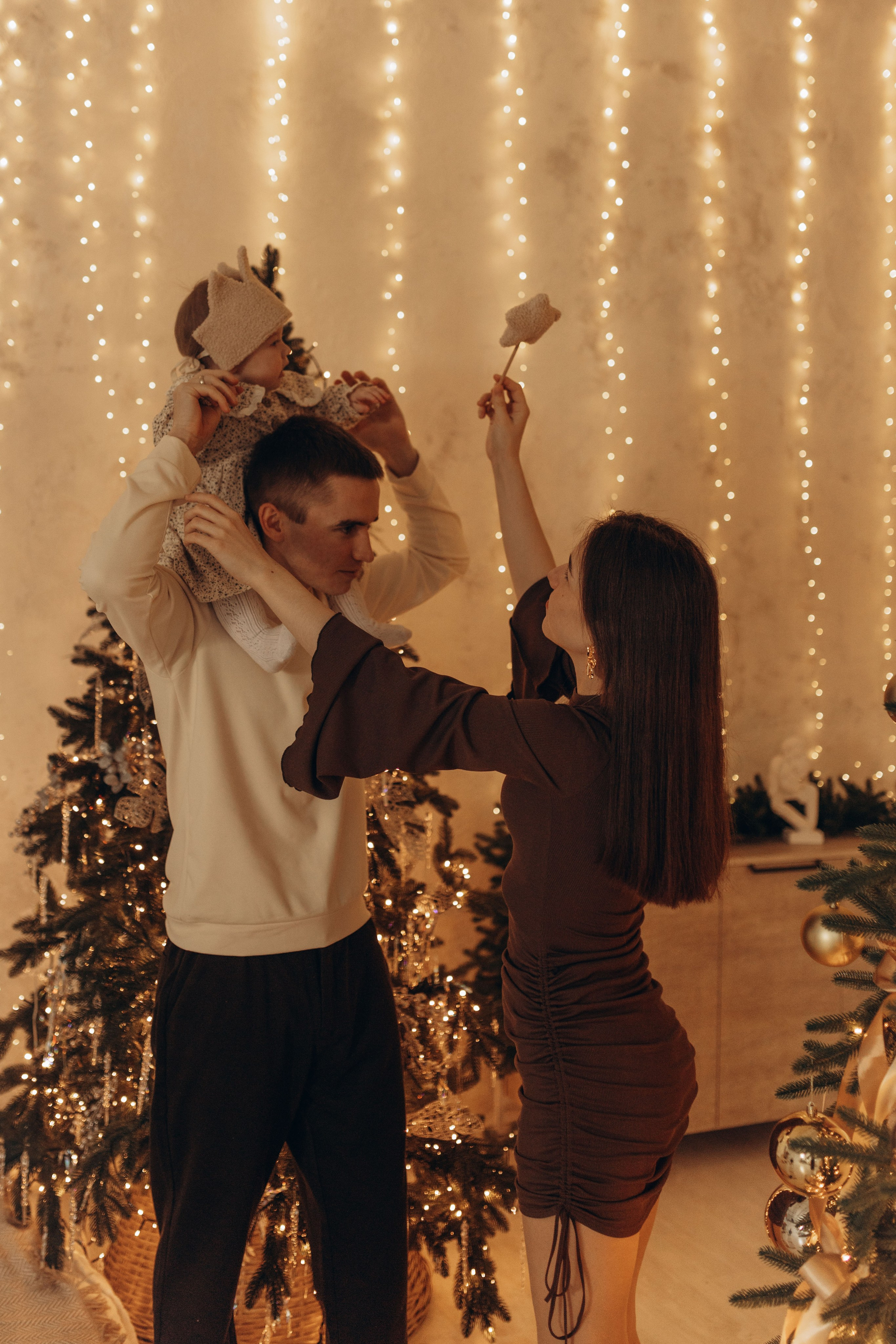 Новогодняя история Дмитрия, Полины и Анюты. Фотограф в Ставрополе Svetlana Matveeva