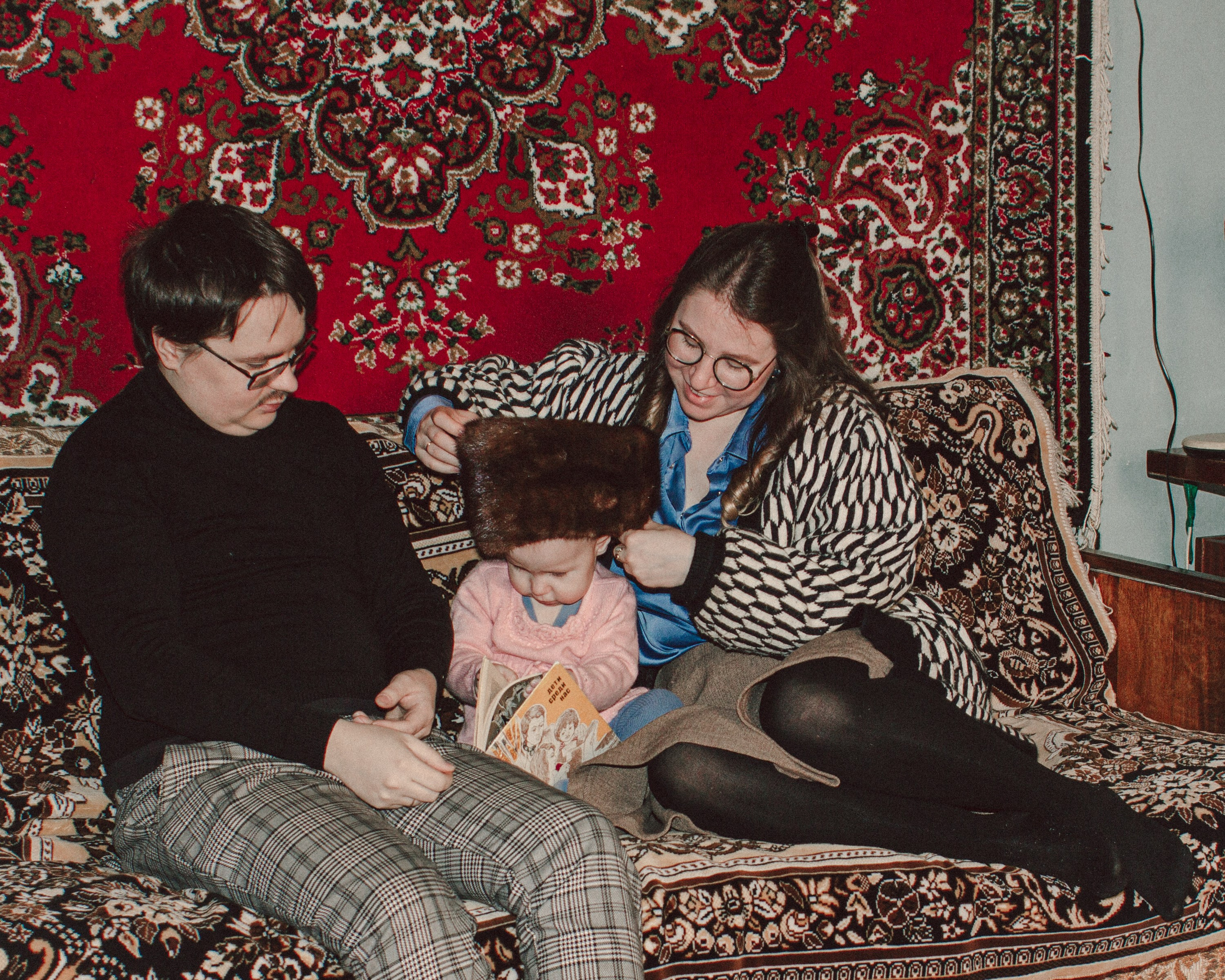 Семейная новогодняя фотосессия в стиле СССР в Нижнем Новгороде