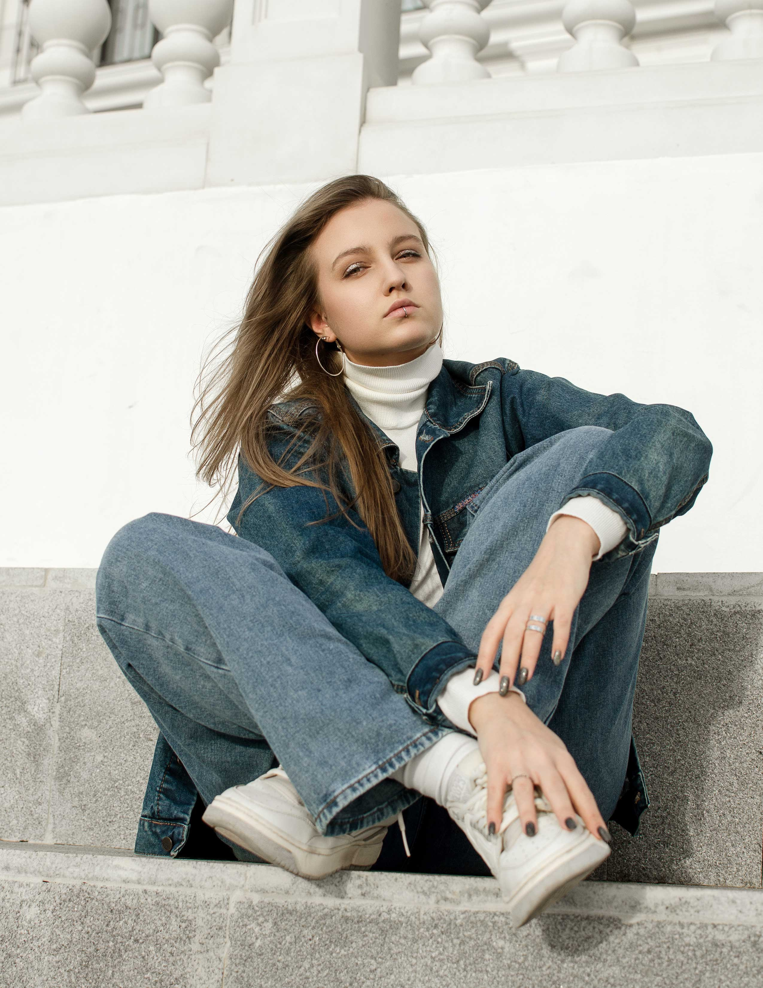 Фотосессия на набережной Анапы зимой