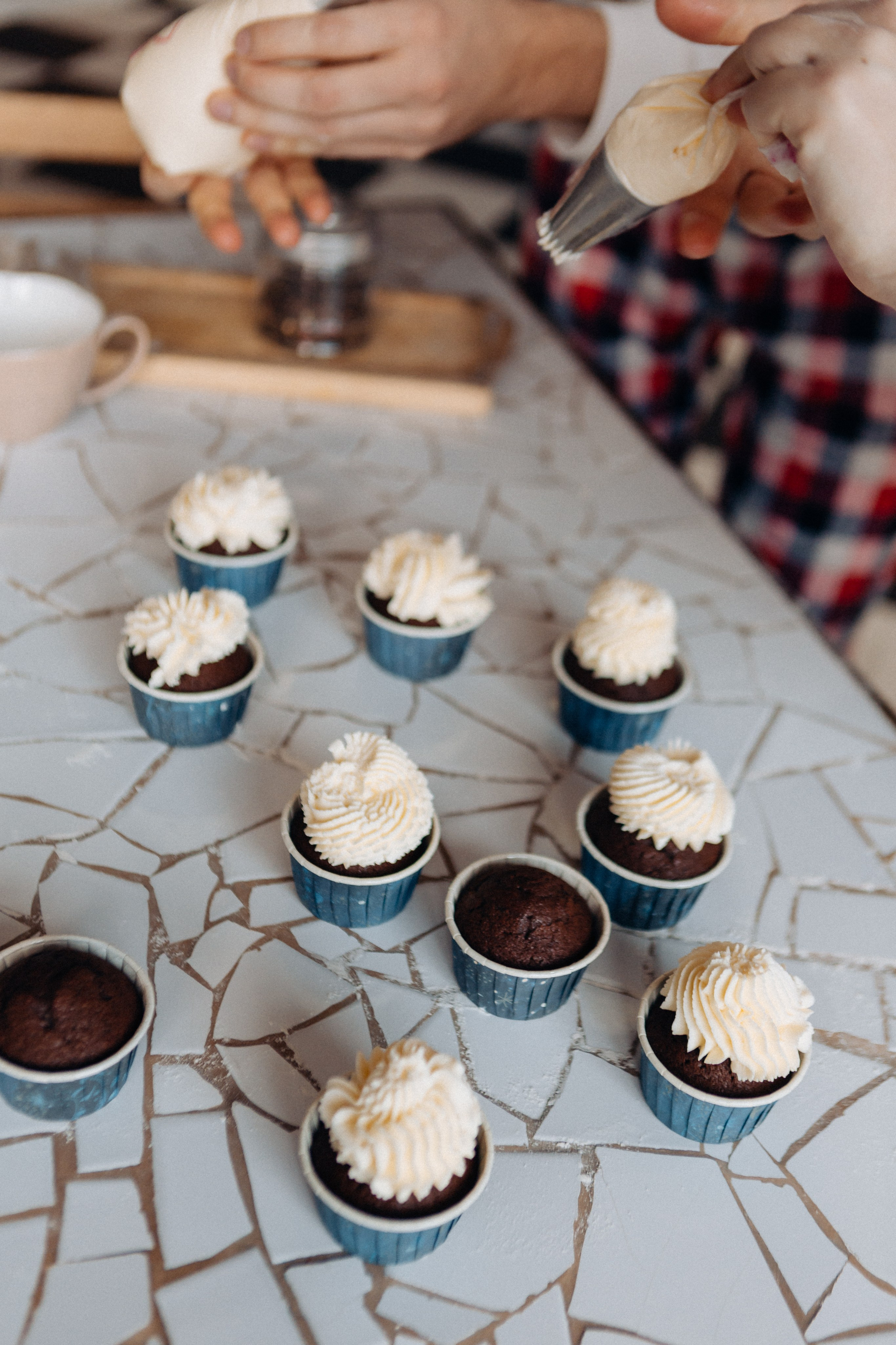 Новогодние капкейки. Фотограф Виктория Темирова Екатеринбург