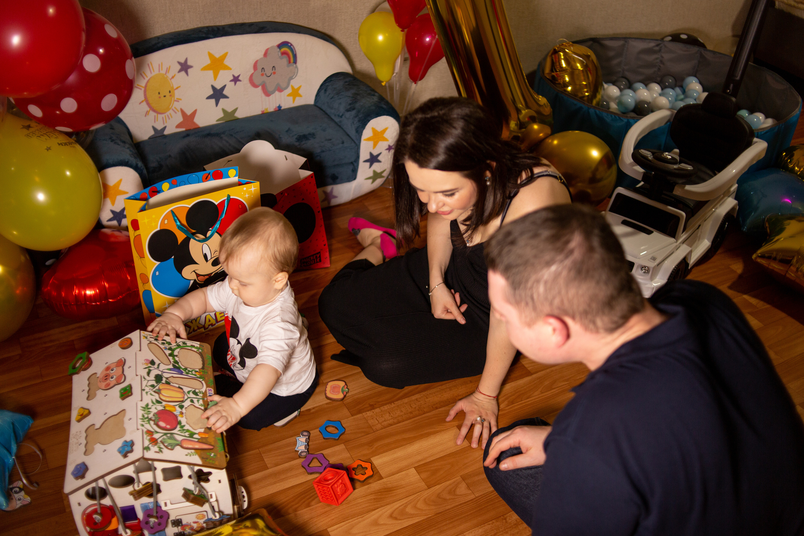 Игорёше годик. Мария Маркова детский и семейный фотограф в Москве