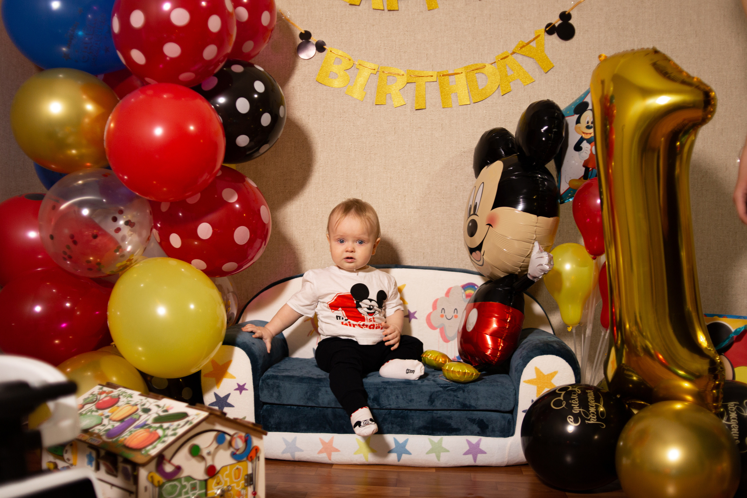 Игорёше годик. Мария Маркова детский и семейный фотограф в Москве