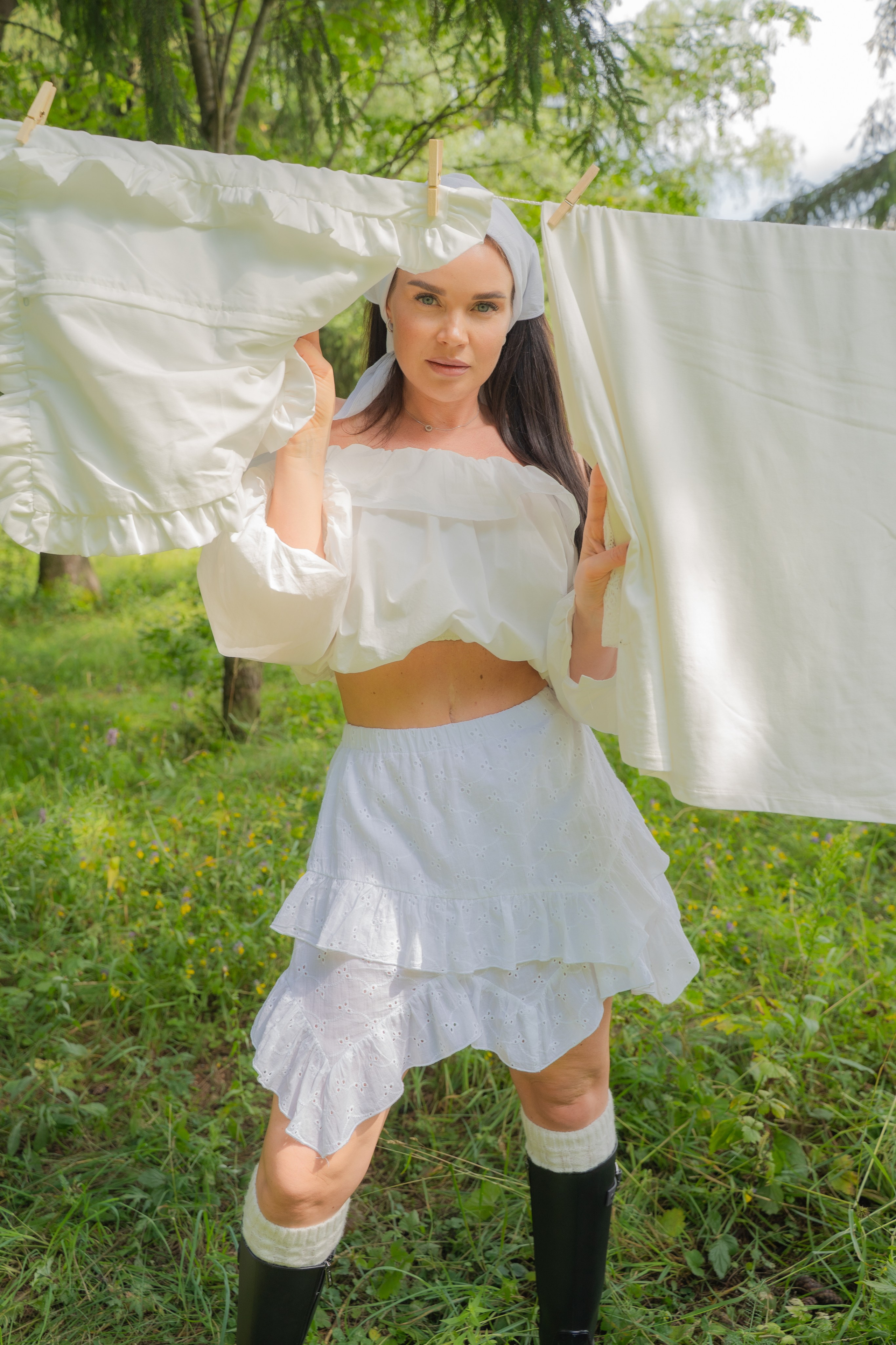 Фотосессия на природе «прачка»