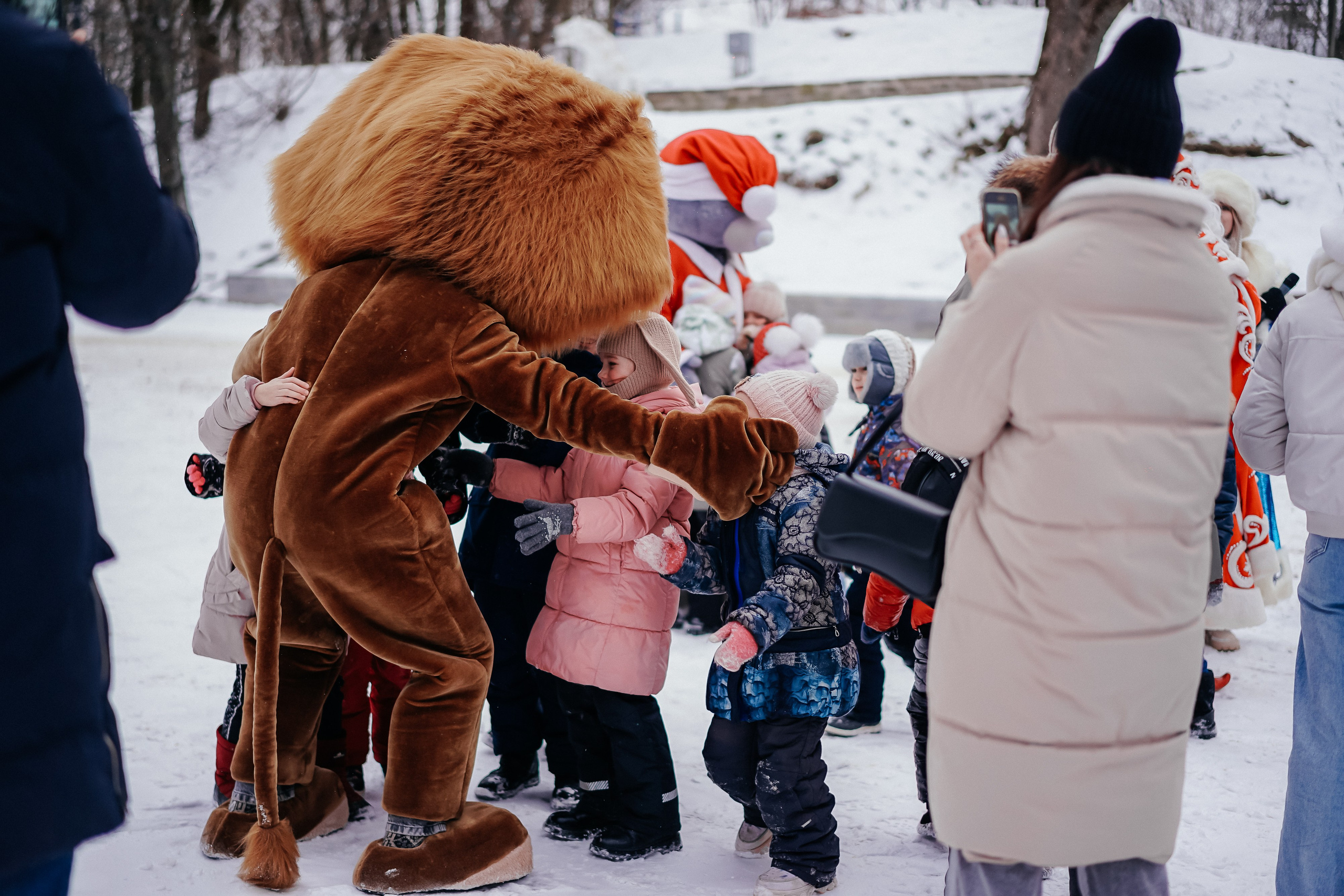 «Предновогодний переполох» Лопатинский сад, 14.12.2024. Фотограф и видеограф Смоленск | Студия Цезарь