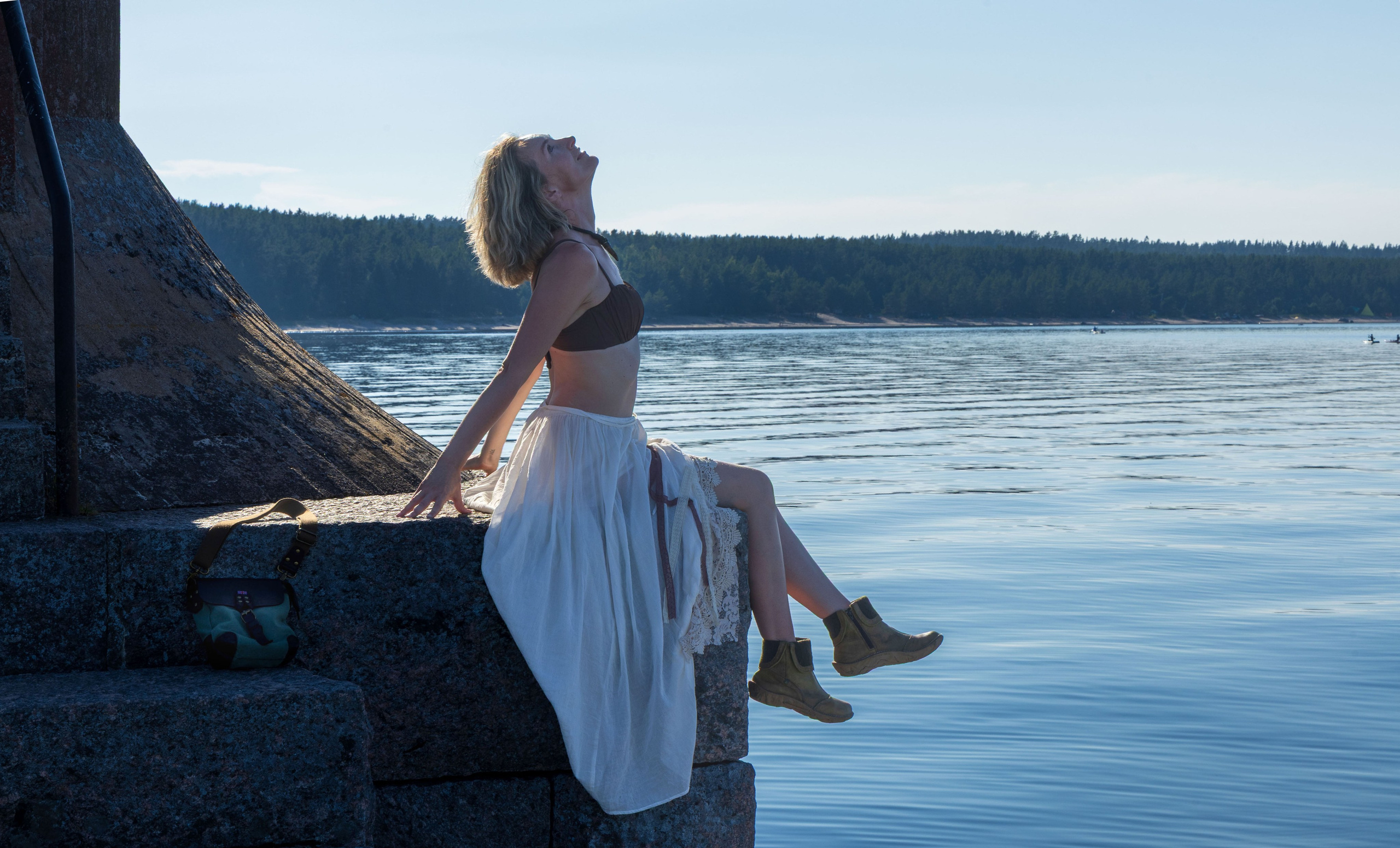 Юля на маяке. Портретный и семейный фотограф Санкт-Петербург