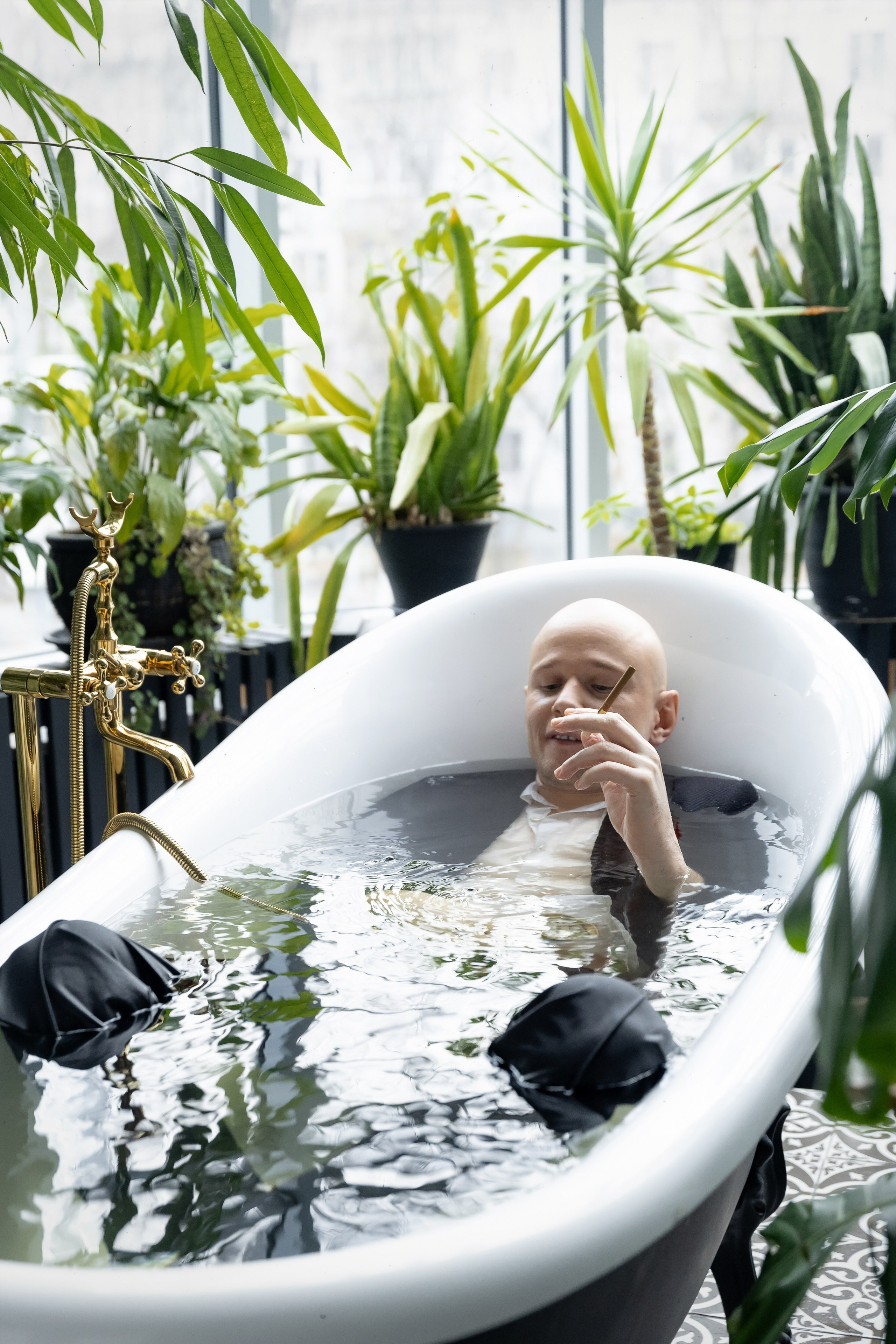 Мужской портрет в ванной. Рыжий Фотограф Иркутск